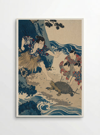 Urashima Taro and the Rescued Turtle