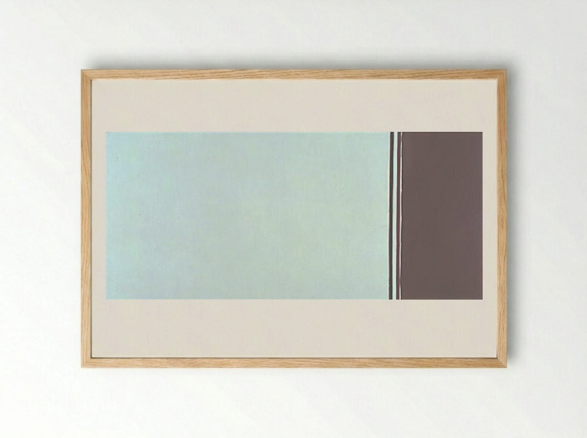 Uriel - Barnett Newman - Framed Print Wood