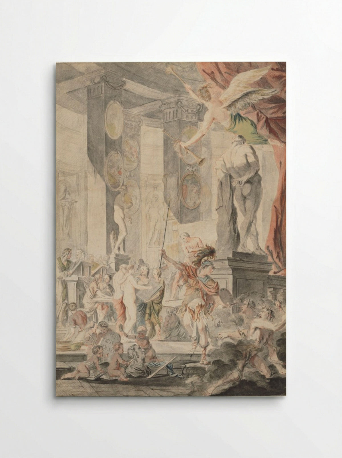 Ut Pictura Poesis - Charles-François Hutin - Poster