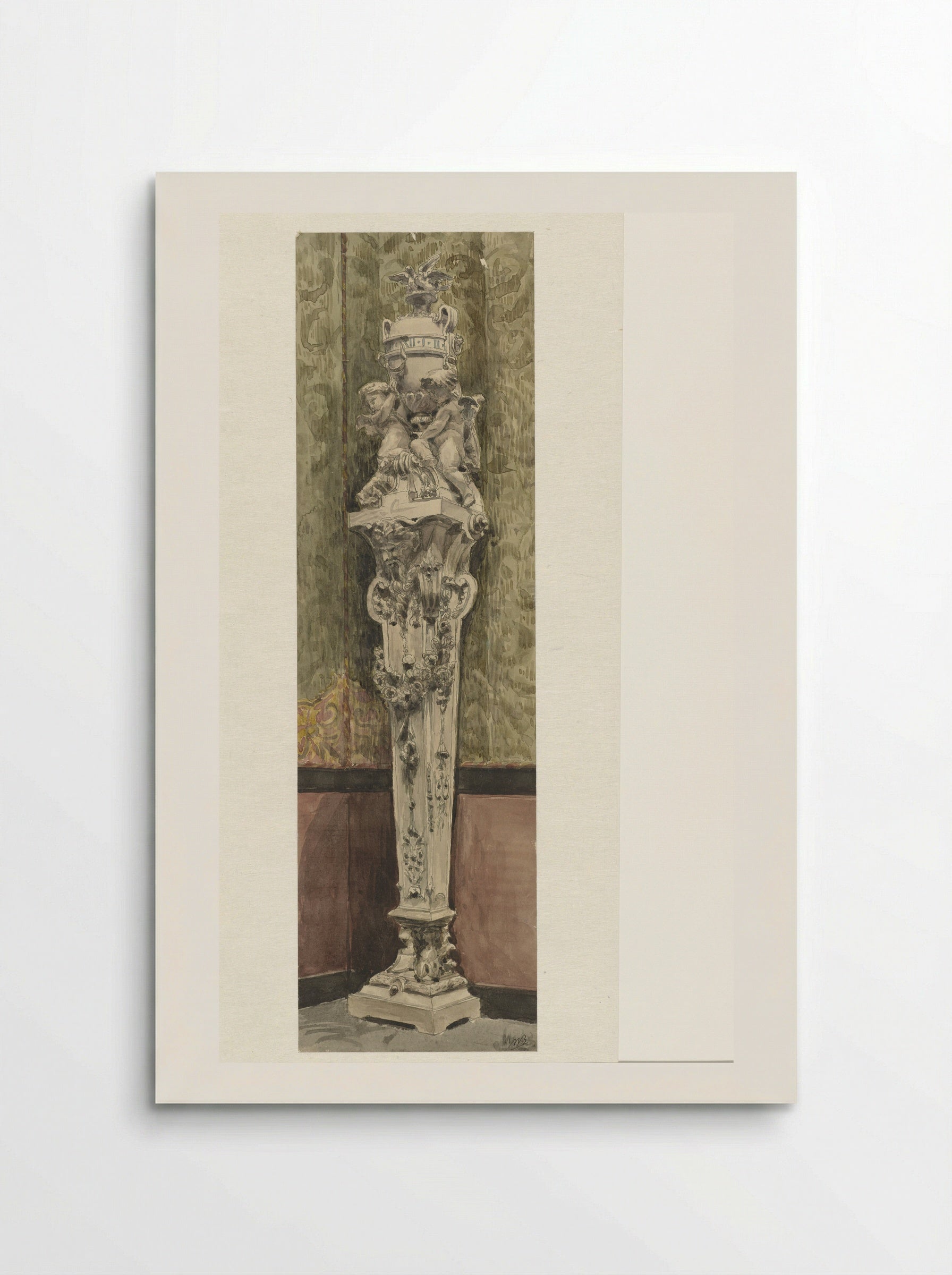 Uurwerk in het Musée des Arts-Decoratifs - Wilhelm Cornelis Bauer - Poster