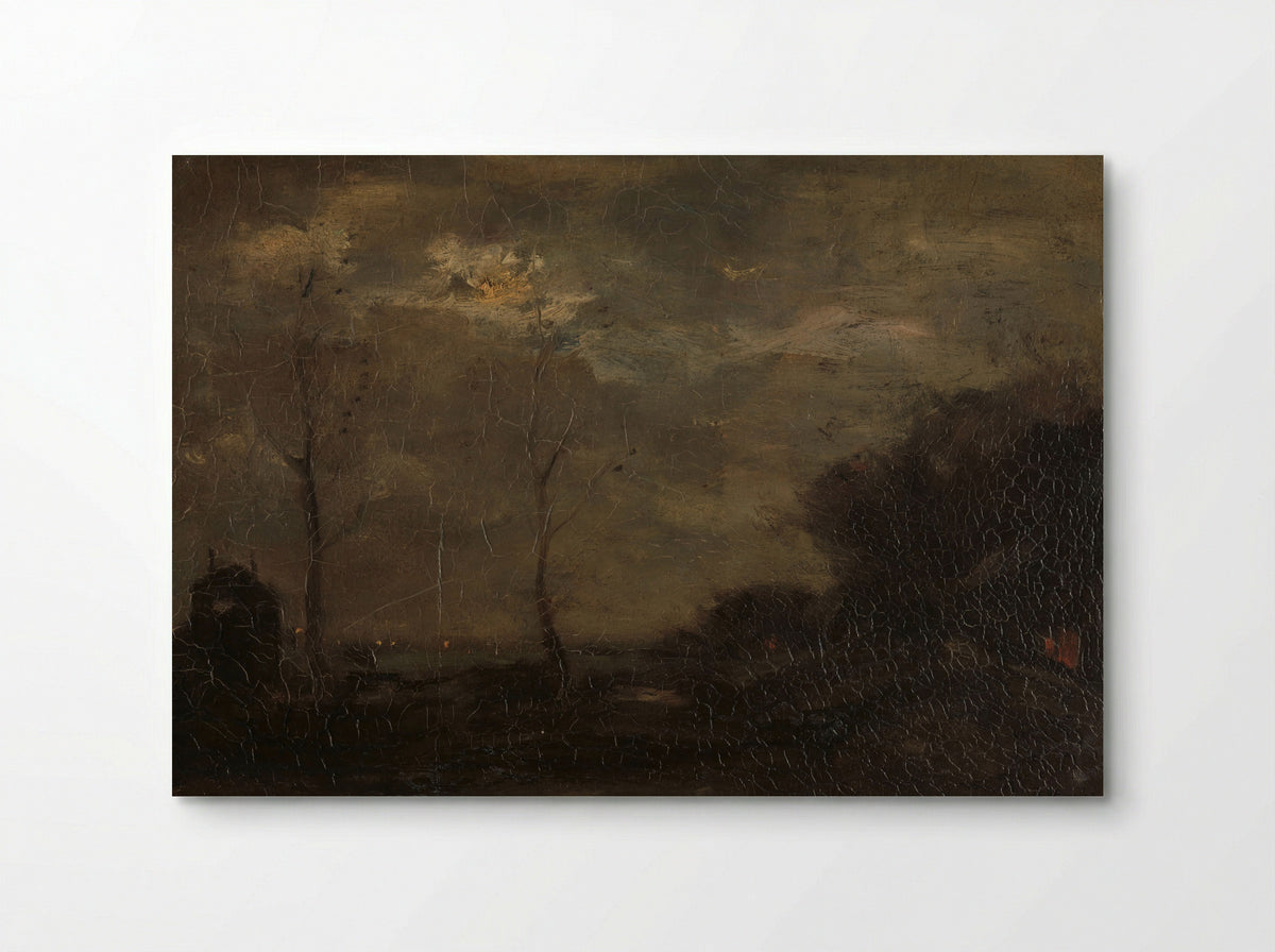 Vaart bij maanlicht - Jacob Maris - Poster