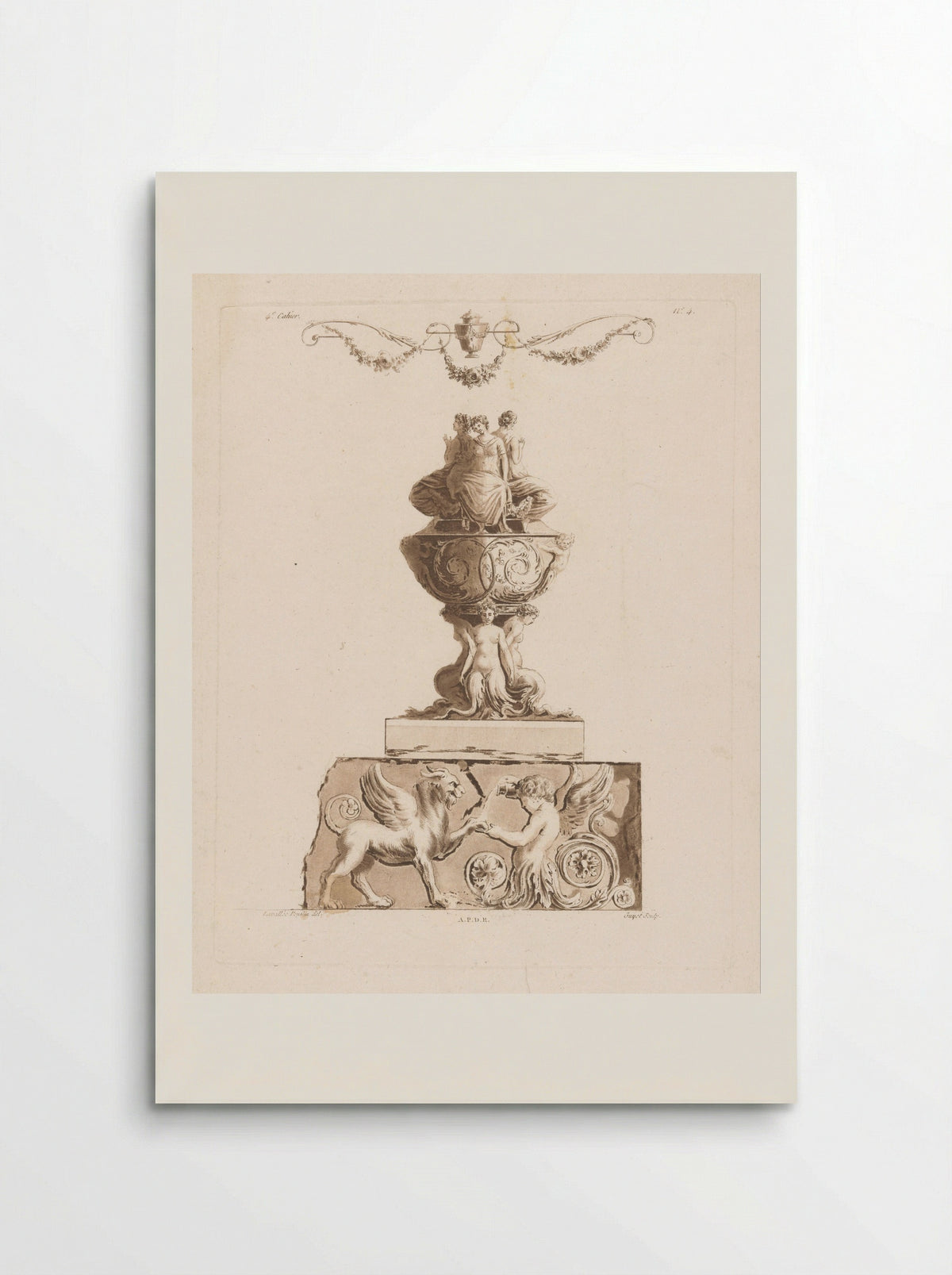Vaas met vrouwen - Laurent Guyot - Poster