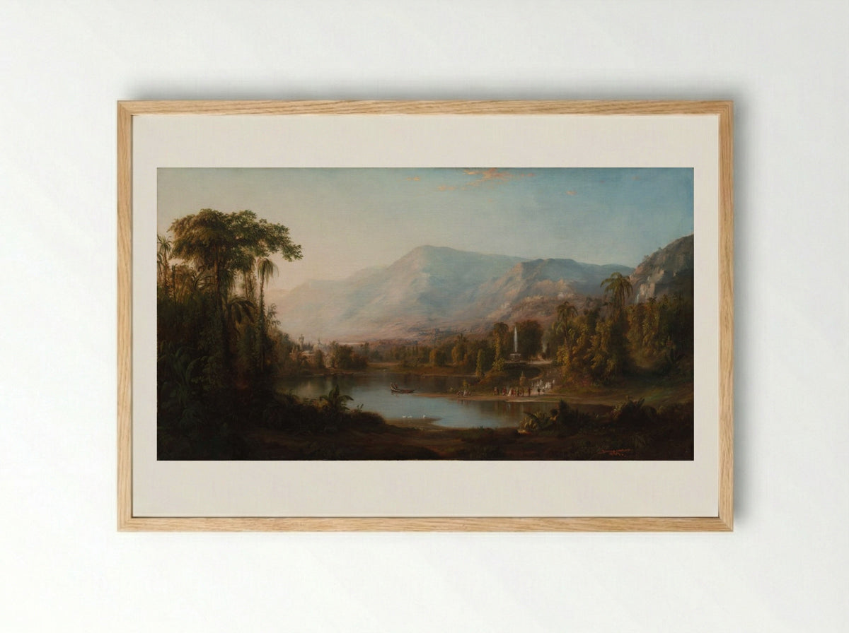 Vale of Kashmir - Robert S. Duncanson - Framed Print Wood