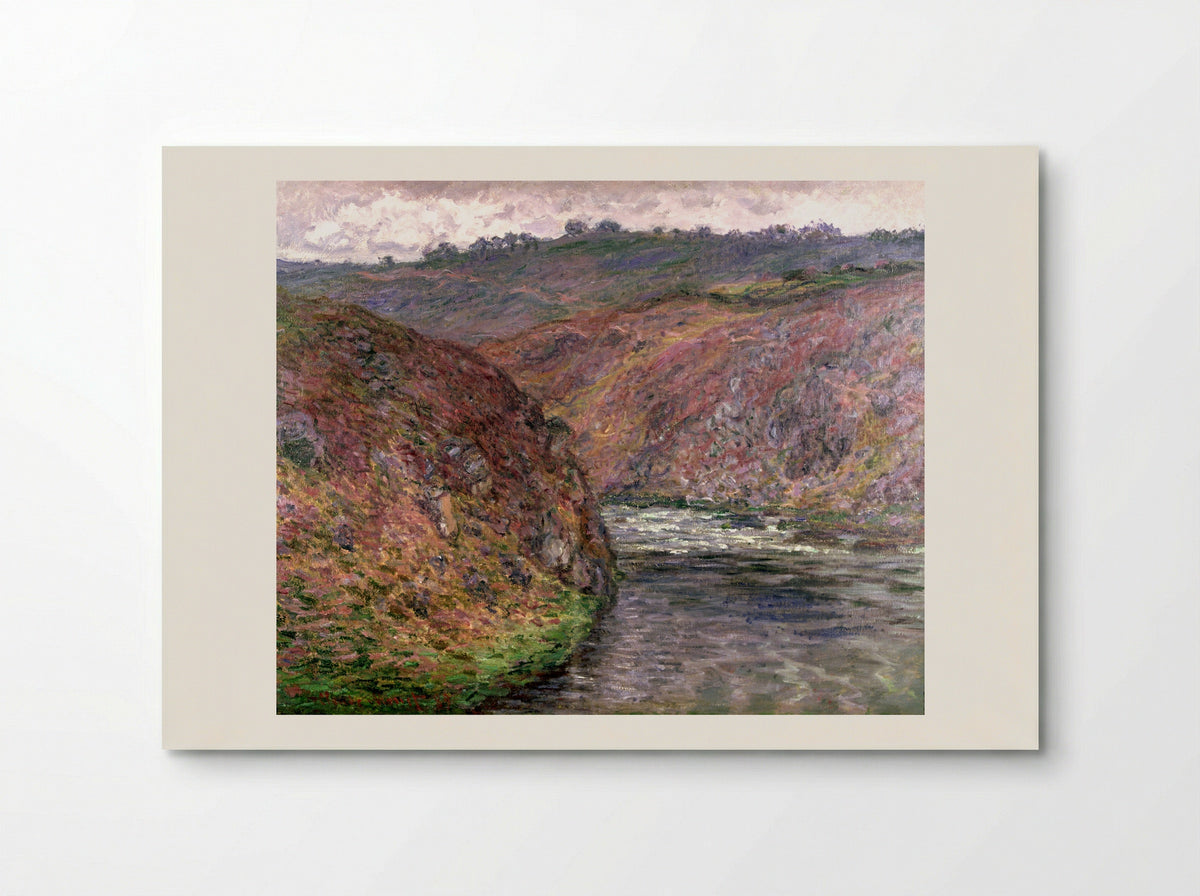 Valley of the Creuse (Grey Day) - Claude Monet - Poster