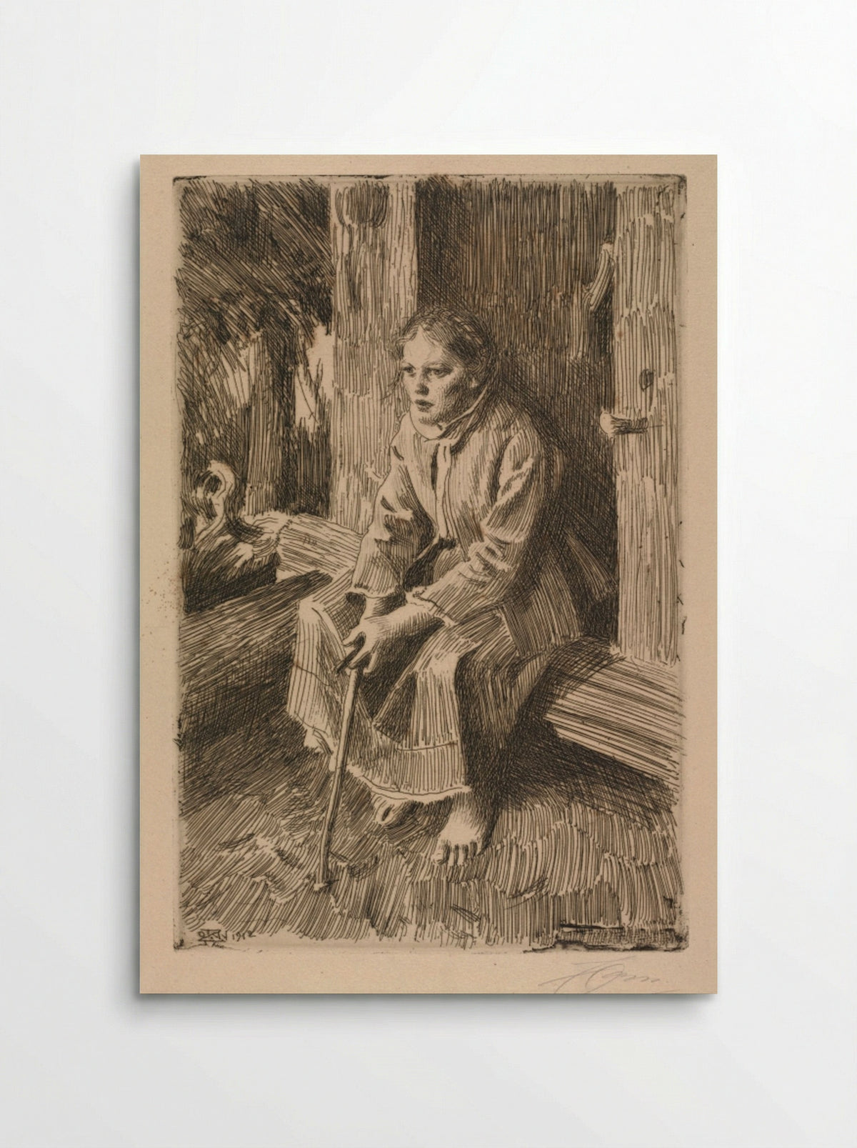 Vallkulla - Anders Zorn - Poster