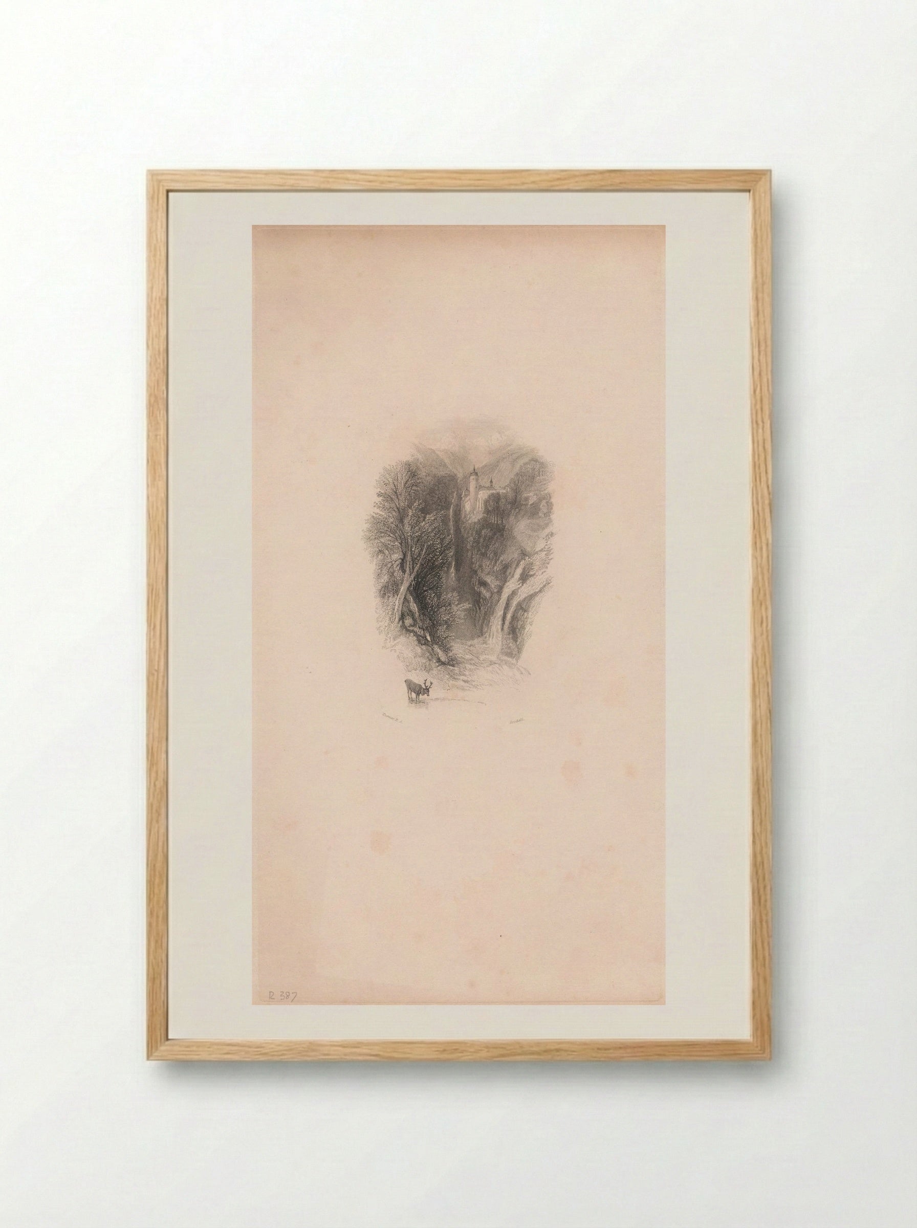 Valombré - Edward Goodall - Framed Print Wood