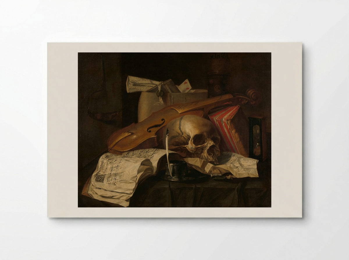 Vanitas Still Life - N.L. Peschier - Poster