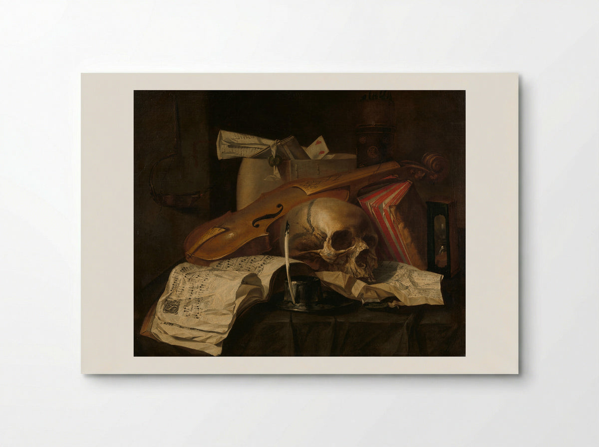 Vanitas Still Life - N.L. Peschier - Poster