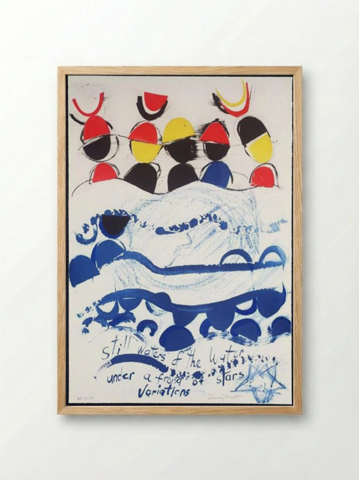 Variations - Terry Frost - Framed Print Wood