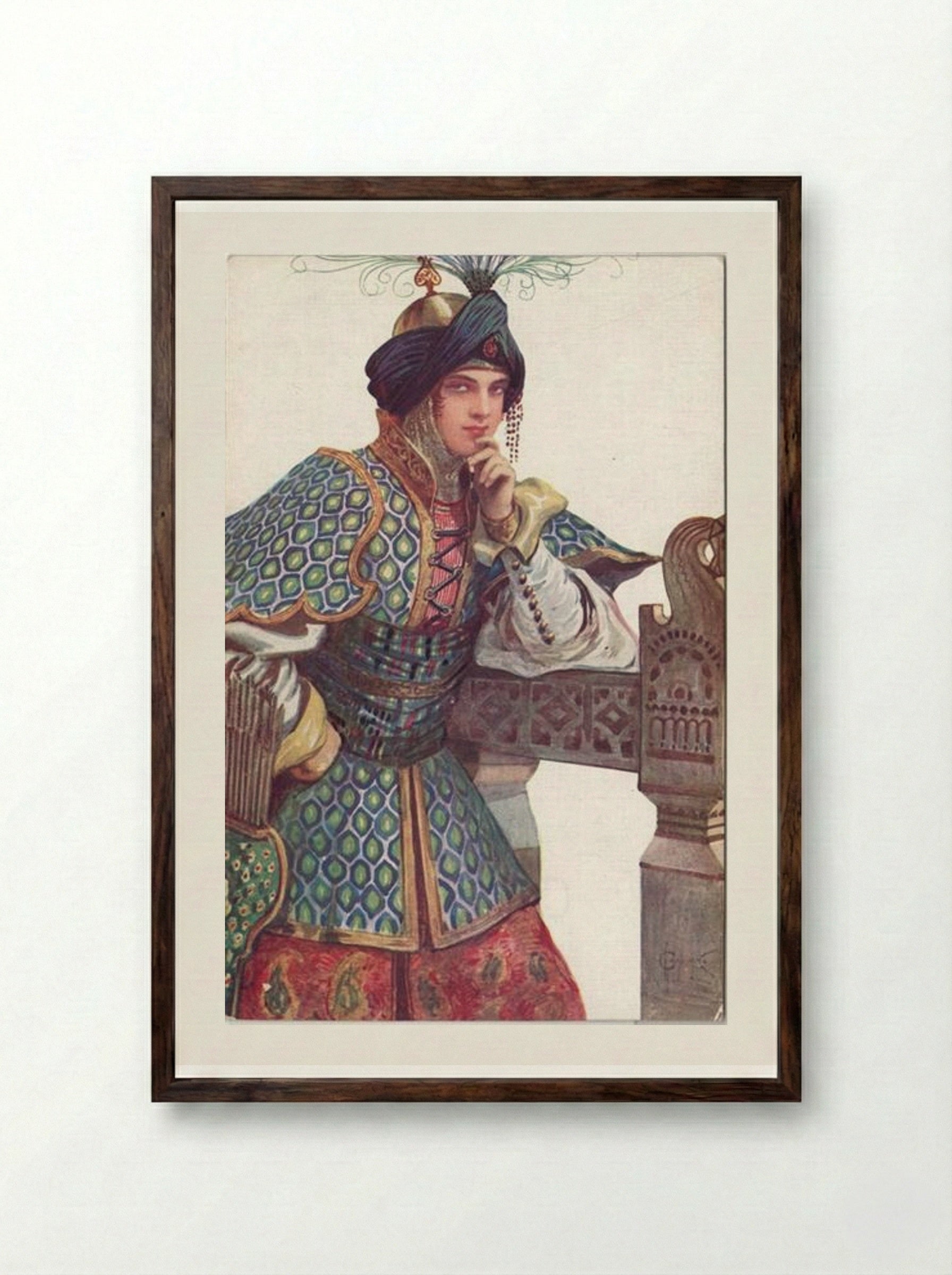 Vasilisa Mikulishna - Sergey Solomko - Framed Print Dark Wood