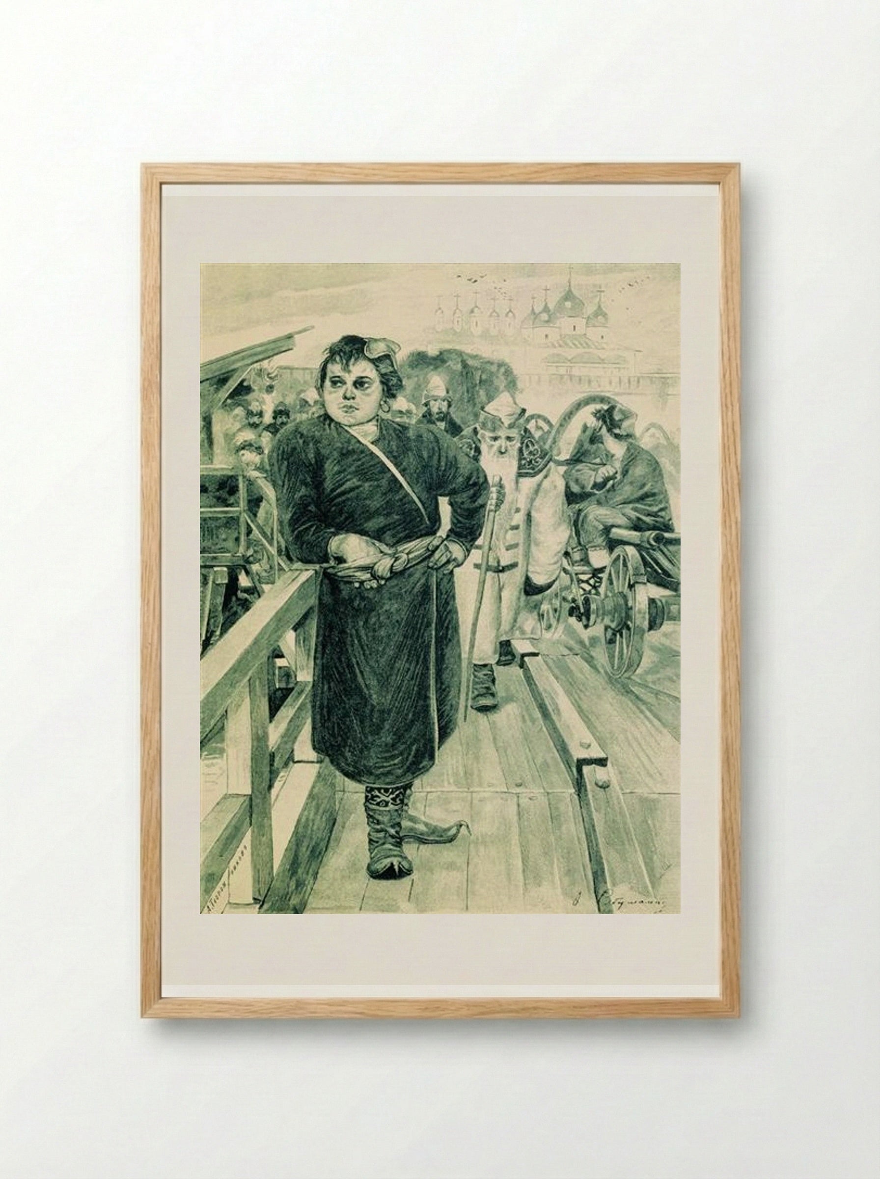 Vasily Buslaev - Andrei Ryabushkin - Framed Print Wood