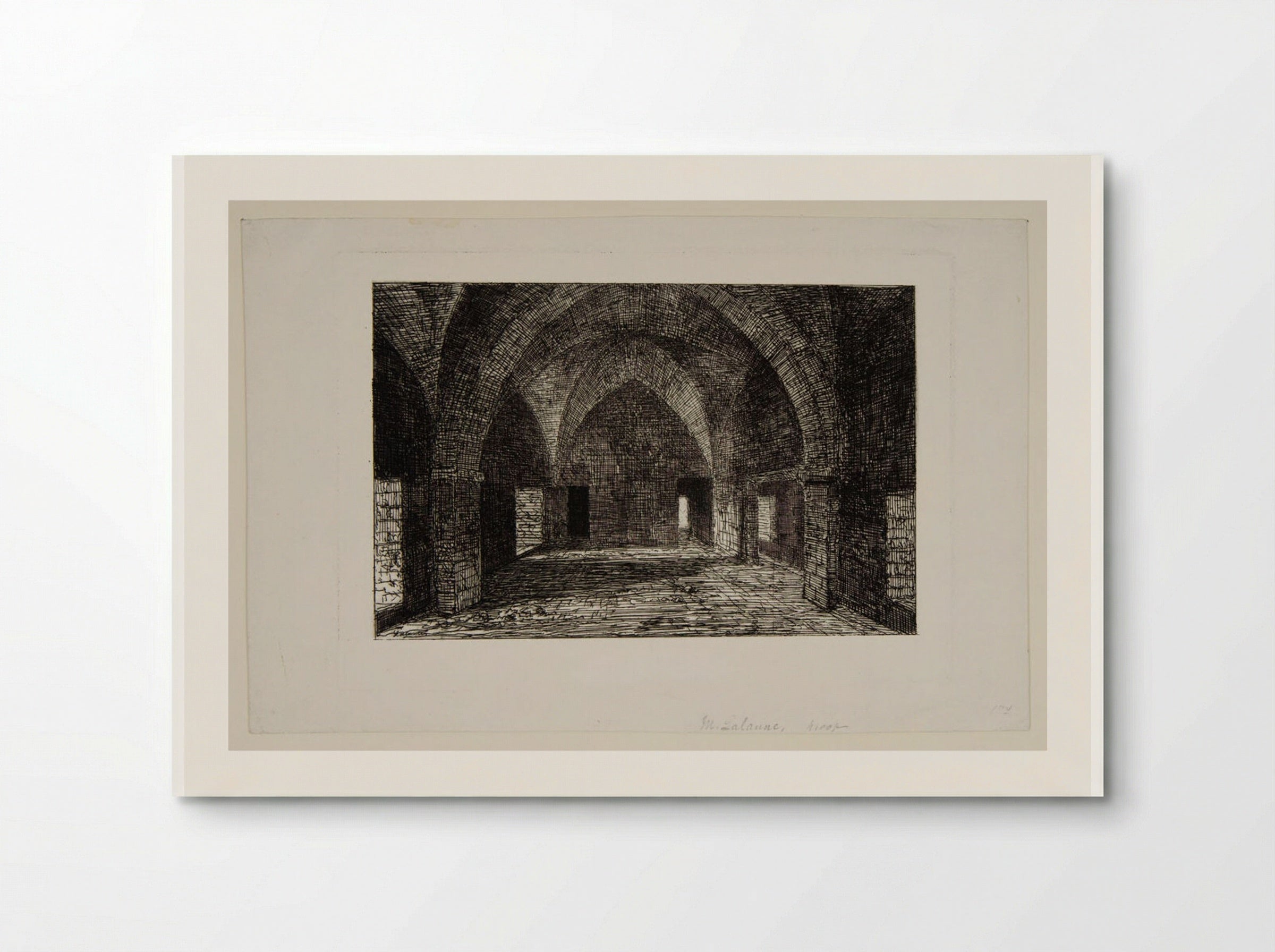 Vaulted Interior - Maxime Lalanne - Poster