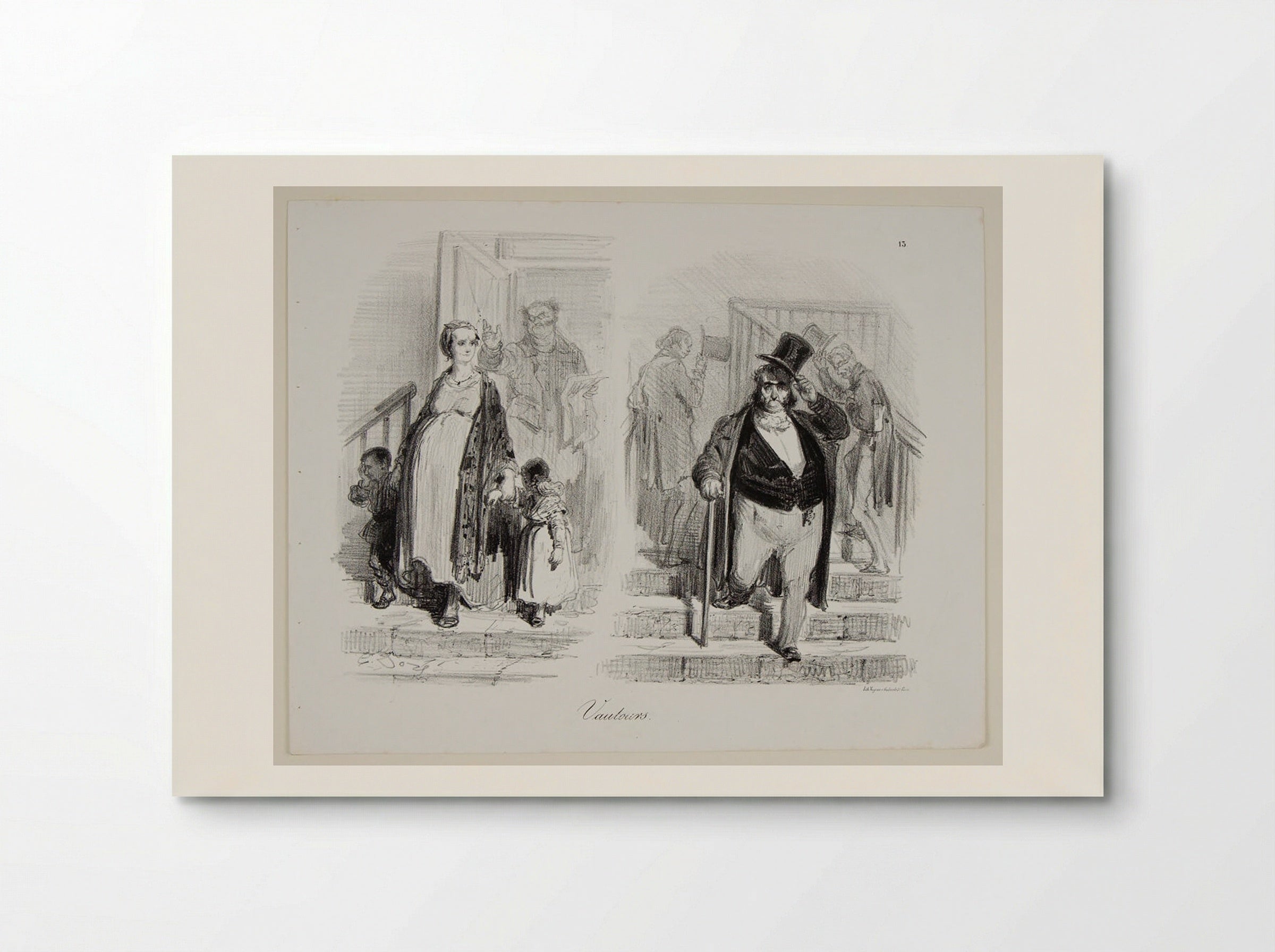 Vautours (Vultures) - Gustave Doré - Poster