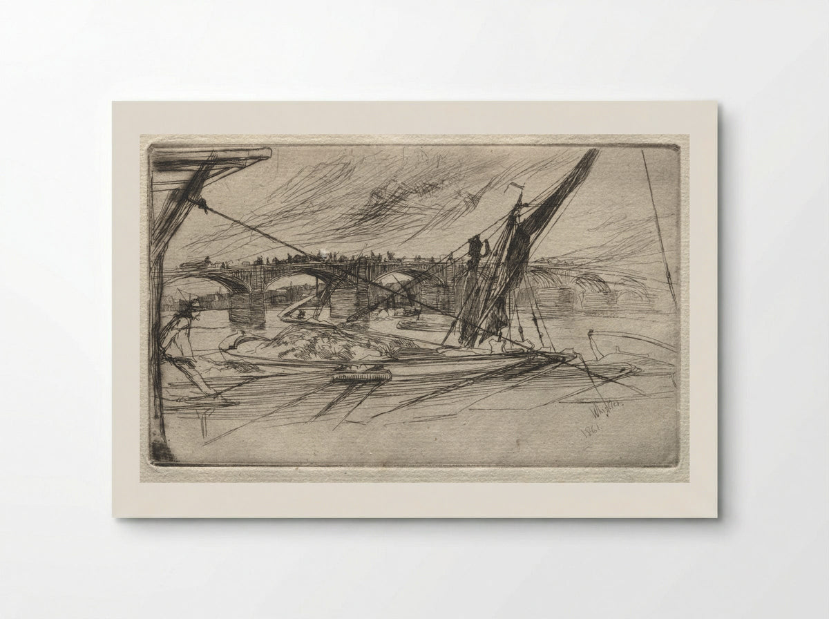 Vauxhall Bridge - James McNeill Whistler - Poster