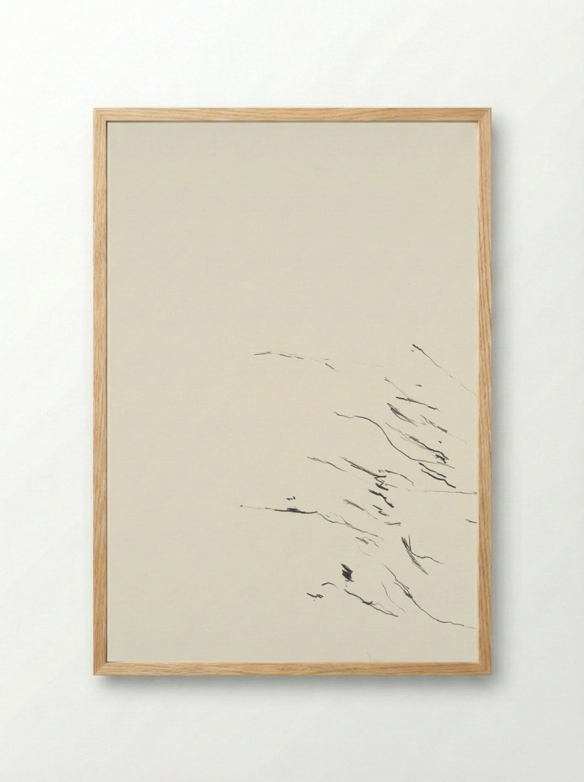 Vechtende engel - Armando - Framed Print Wood