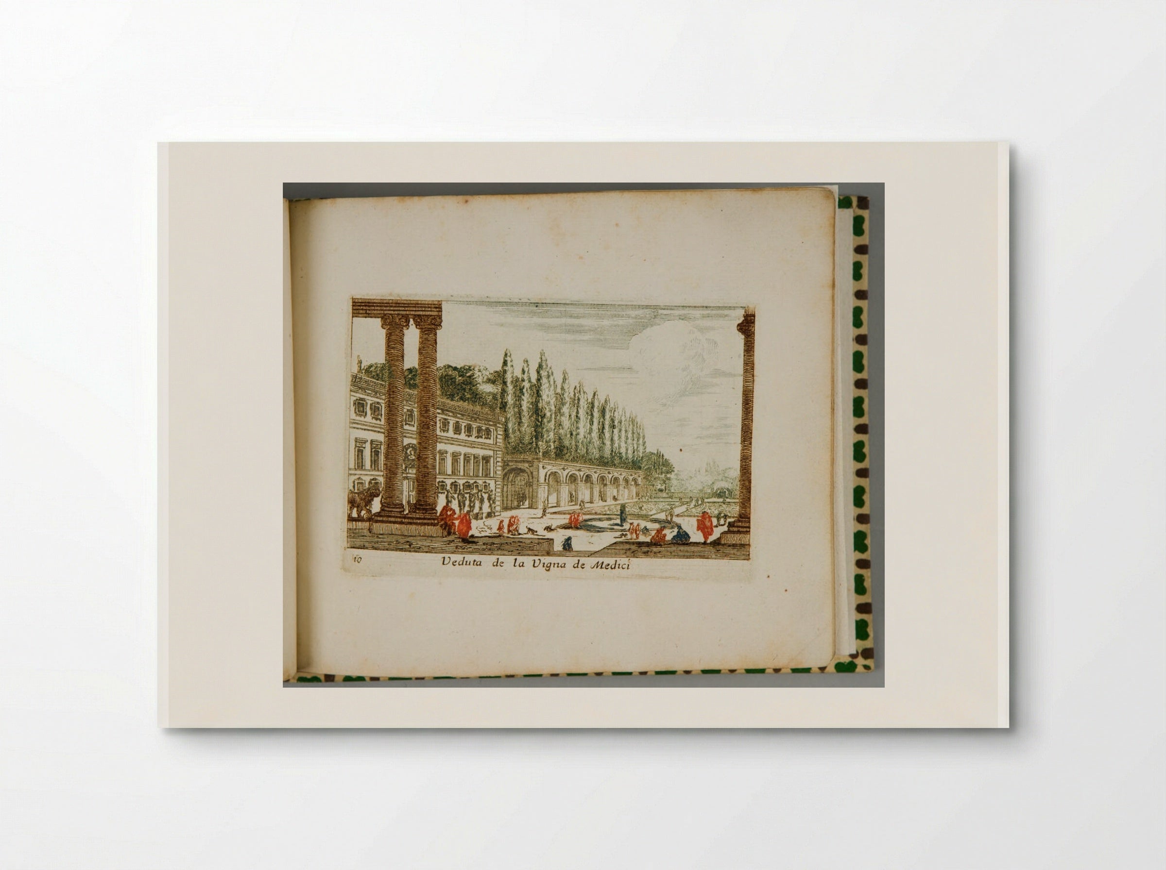 Veduta de la Vigna de Medici - Abraham Bloteling - Poster