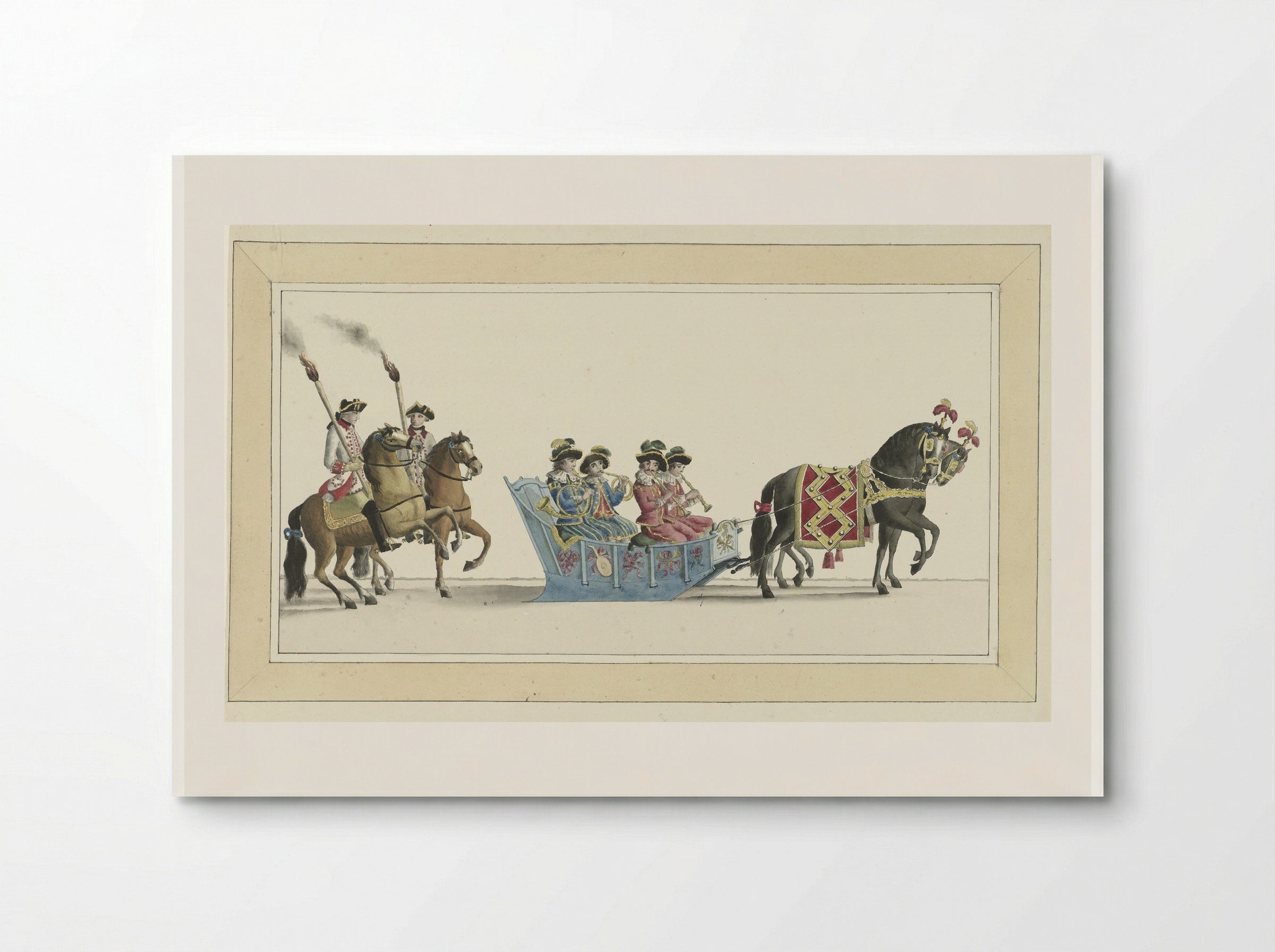 Veertiende slede (Fourteenth Sleigh) - Abraham Delfos - Poster