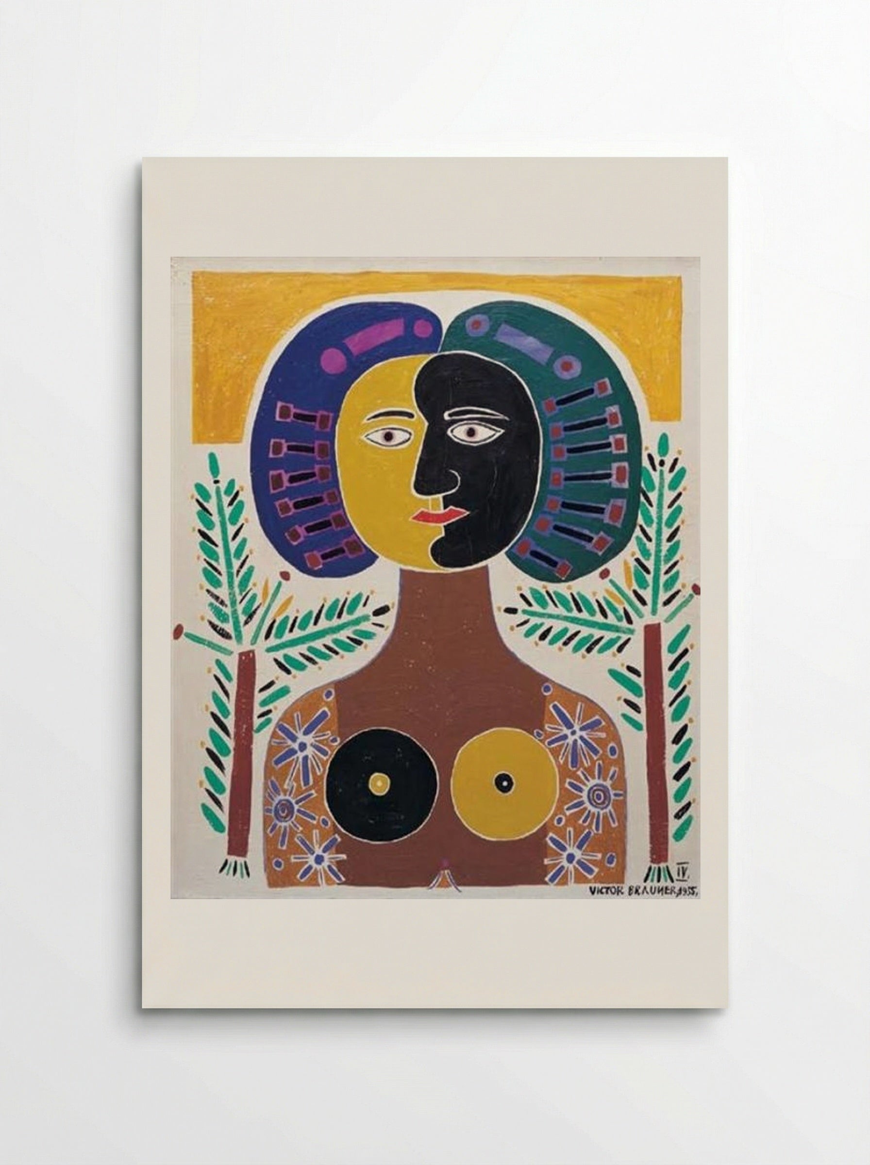 Vegetal Doubling - Victor Brauner - Poster