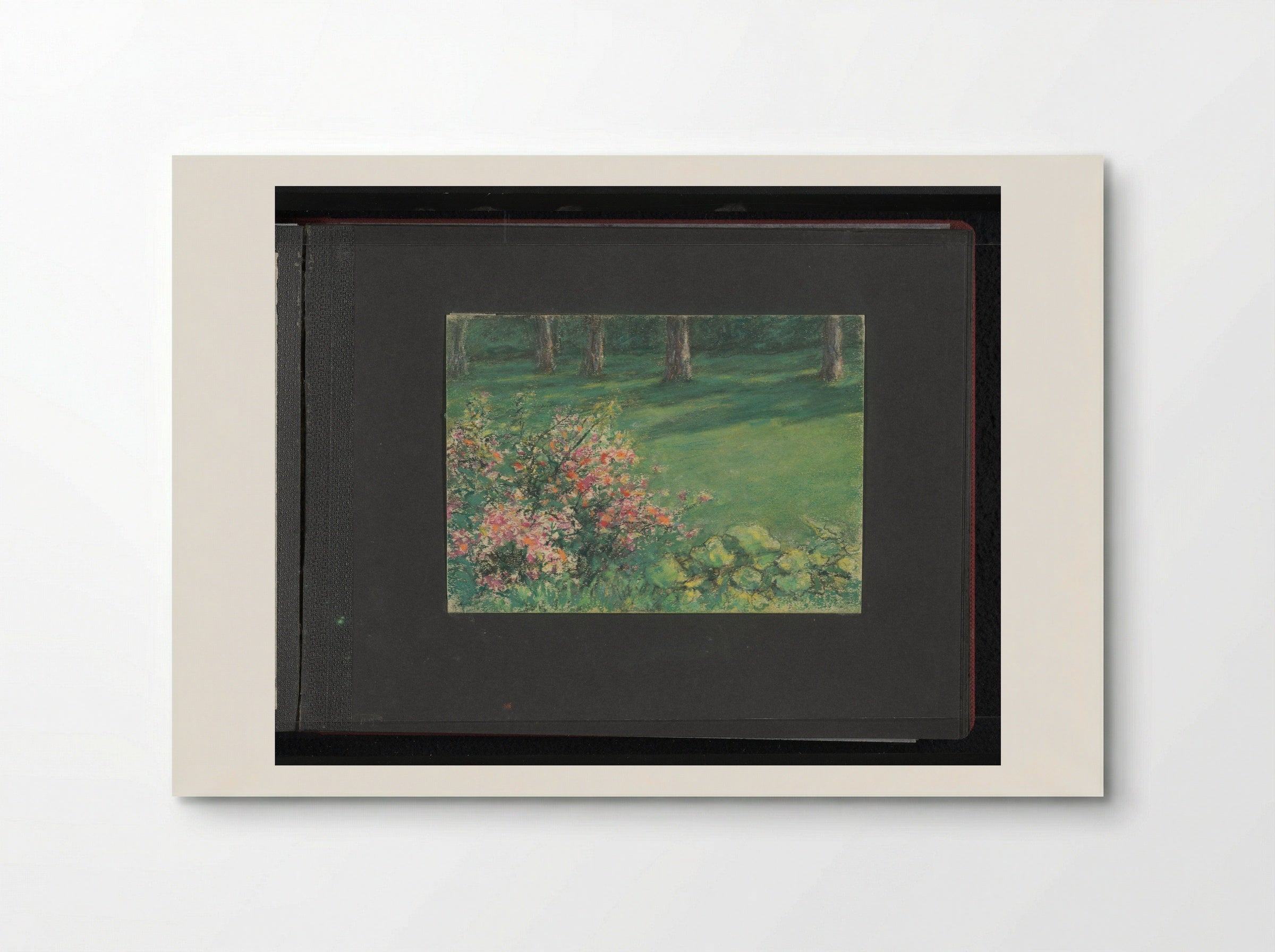 Veld met bloemen en bomen - Carel Nicolaas Storm van 's-Gravesande - Poster