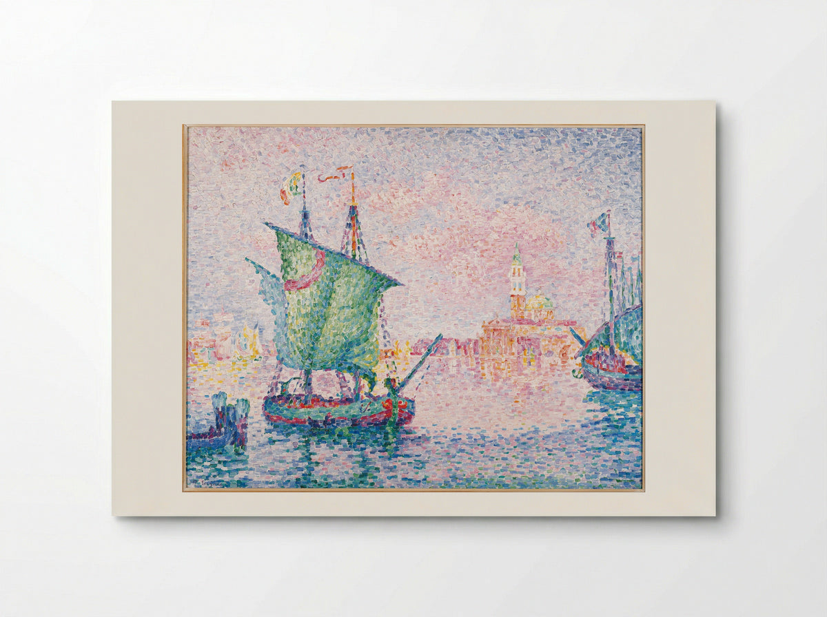 Venice, The Pink Cloud - Paul Signac - Poster
