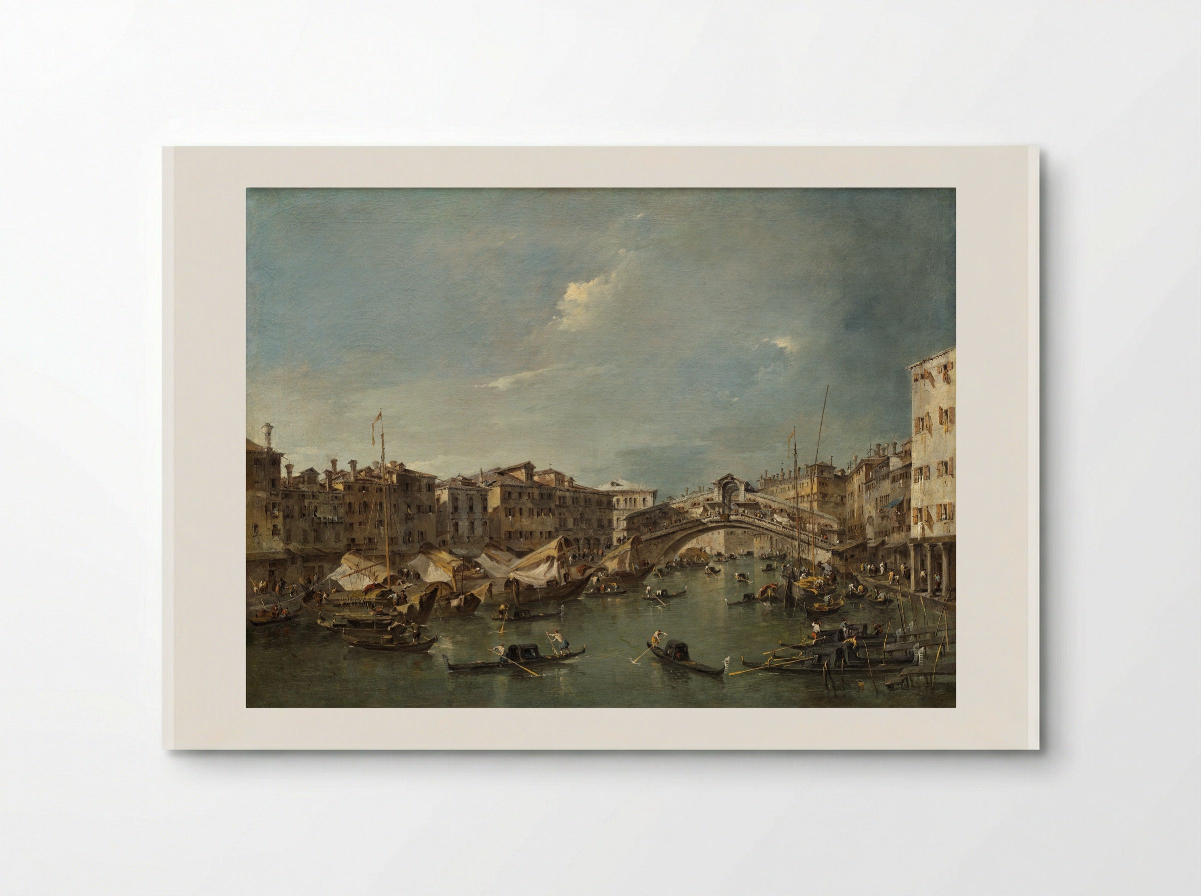 Venice: The Rialto - Francesco Guardi - Poster