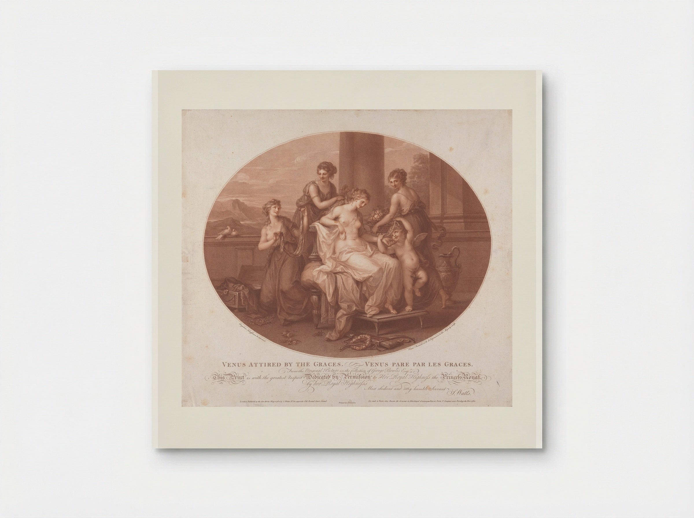 Venus Attired by the Graces - Francesco Bartolozzi - Poster