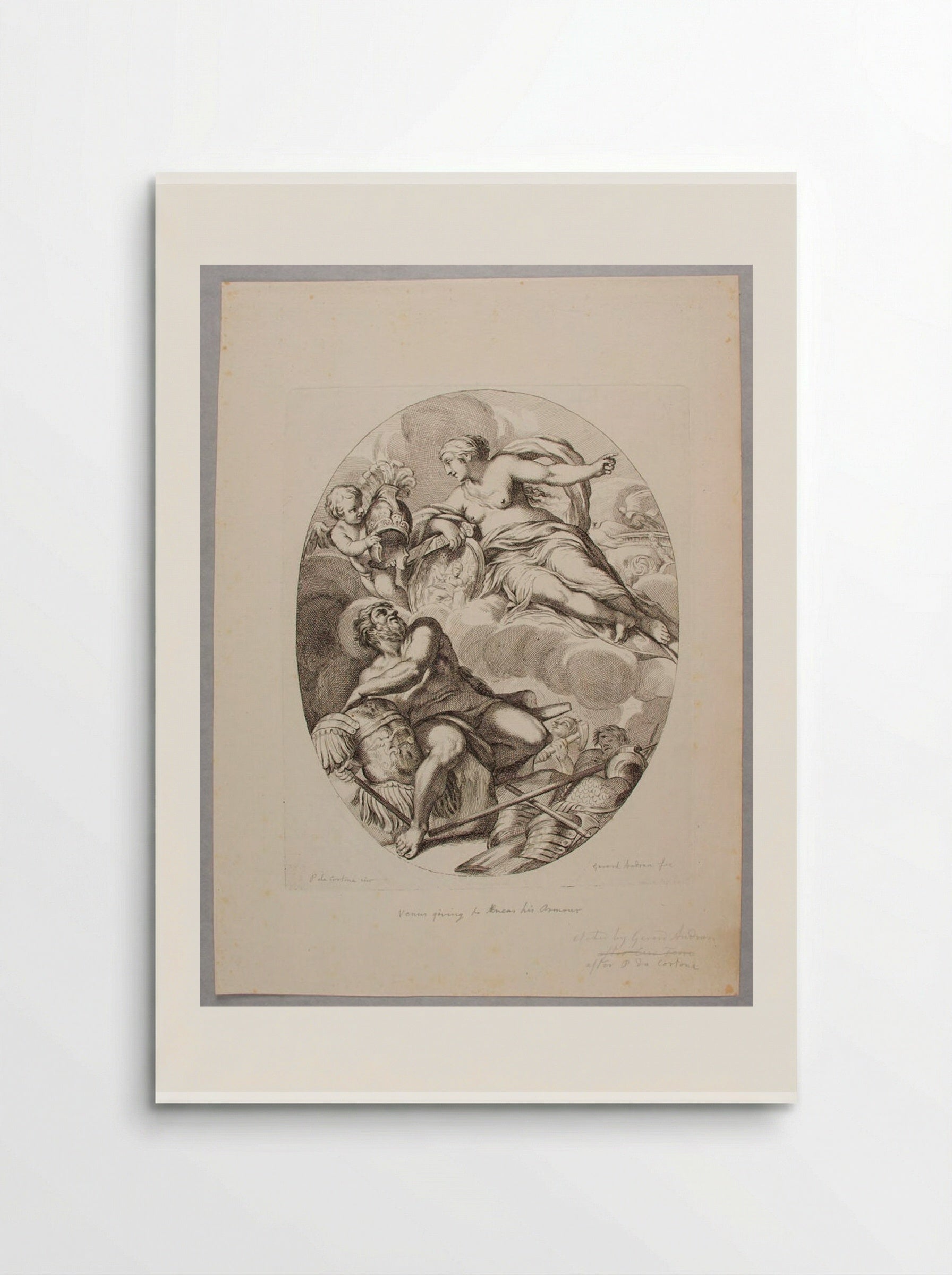 Venus Demands of Vulcan the Arms which he has Forged for Aeneas - Gérard Audran - Poster