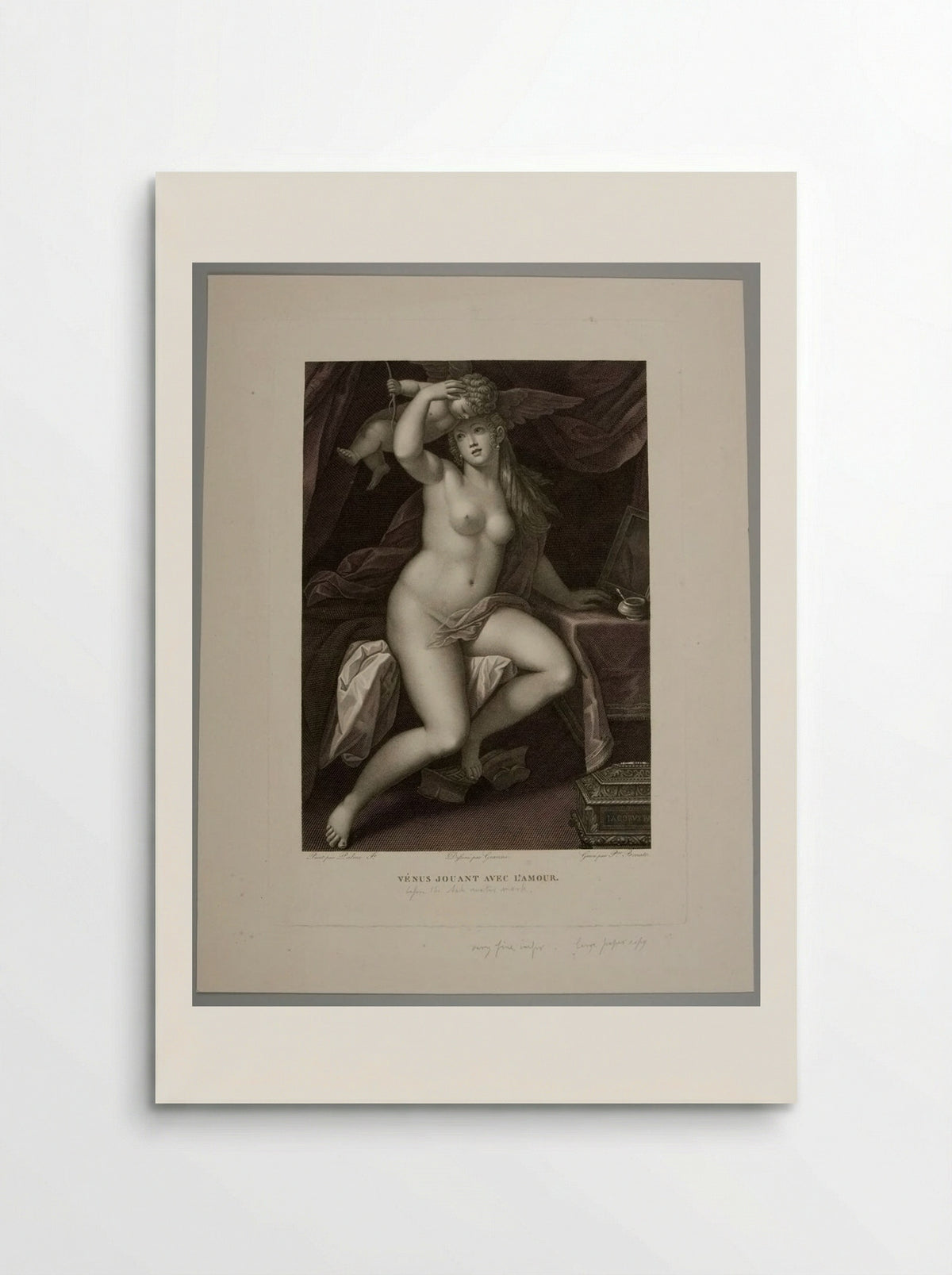 Venus Playing with Cupid - Pietro Bonato - Poster