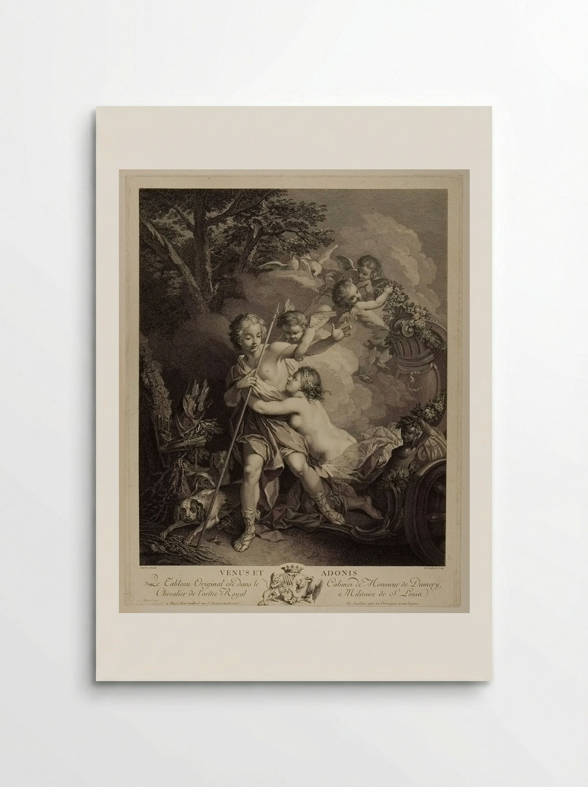 Venus and Adonis - René Gaillard - Poster