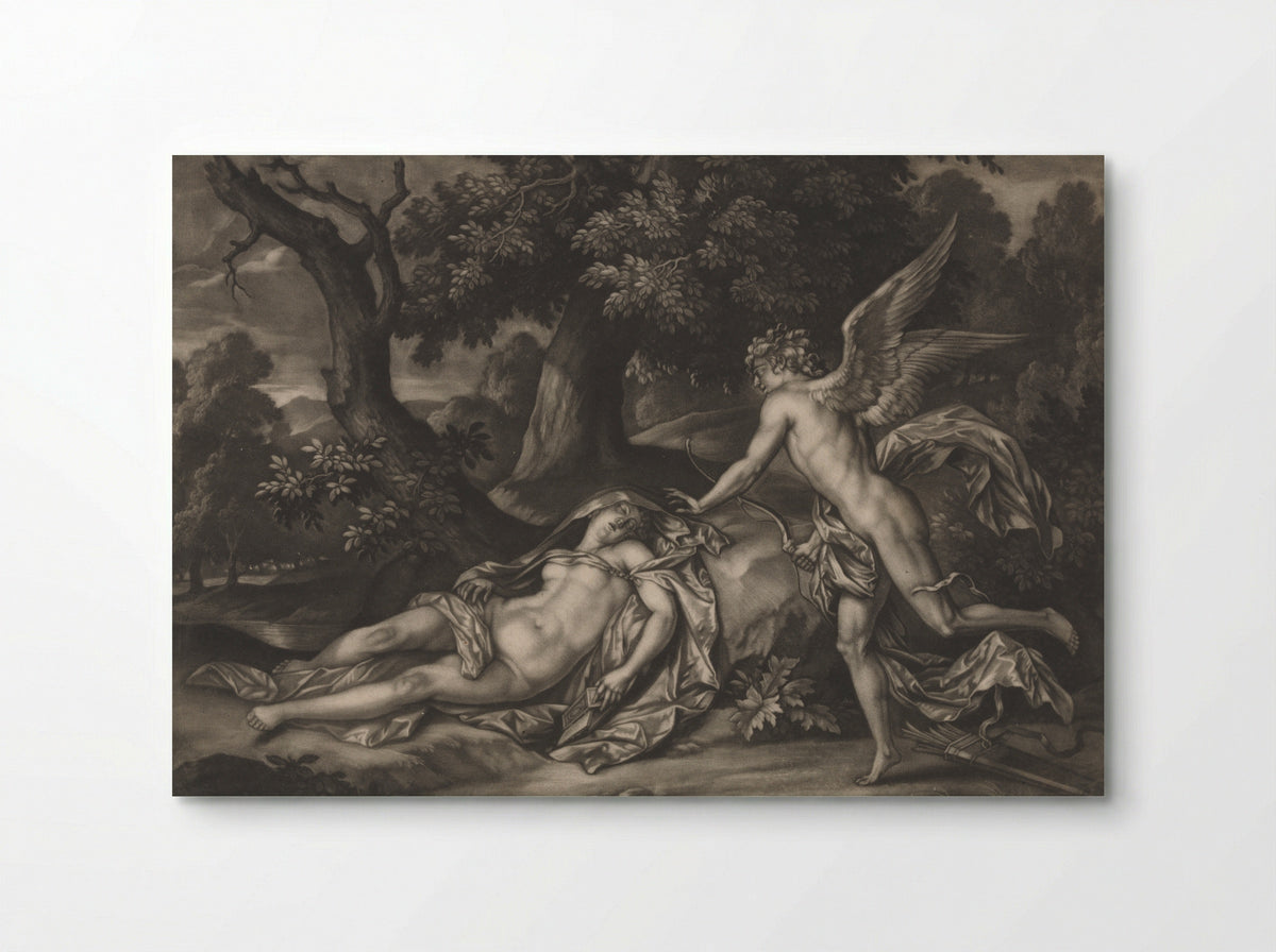 Venus and Cupid - Bernard Lens II - Poster