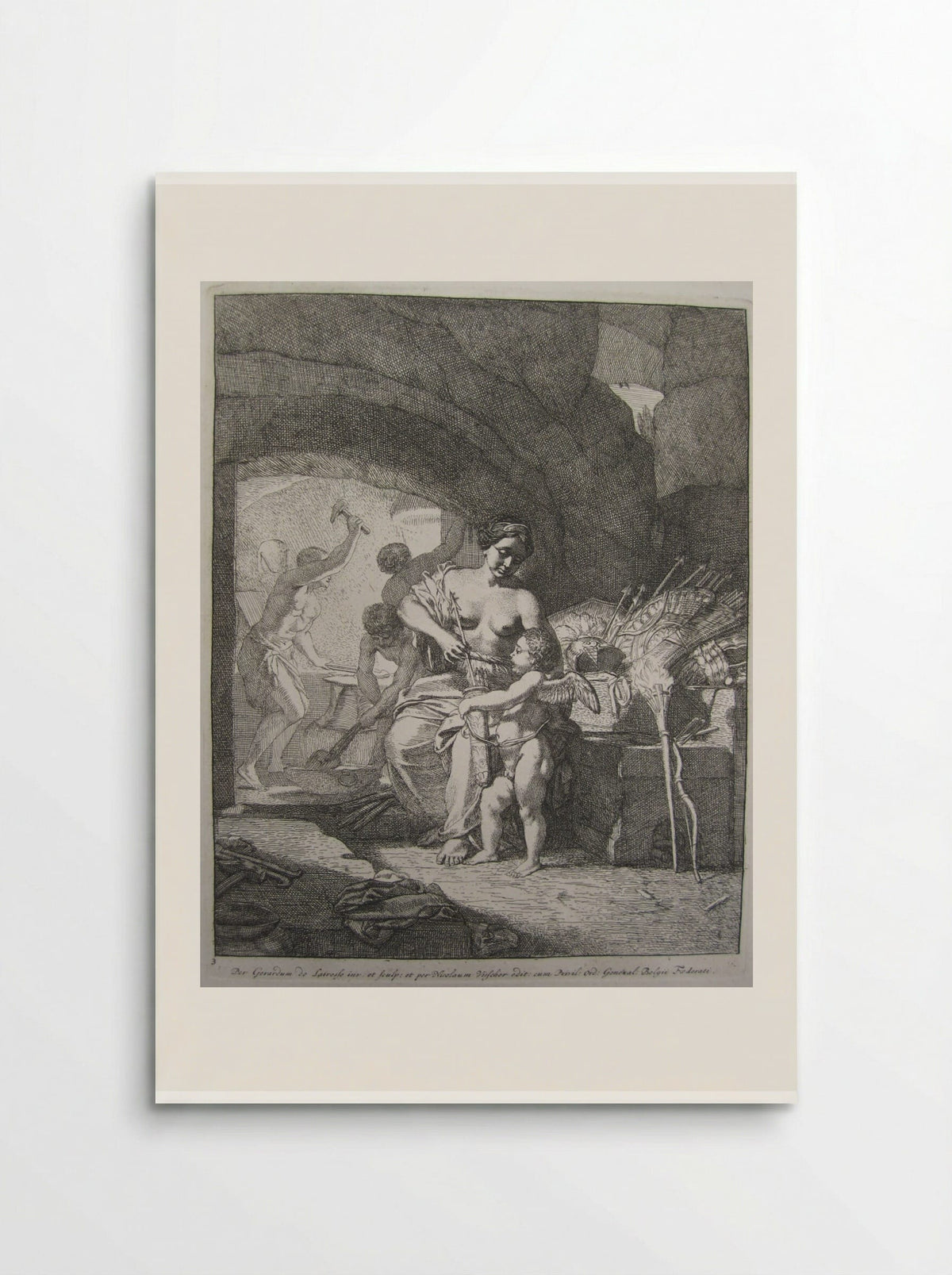 Venus replenishing Cupid's quiver with arrows - Gérard de Lairesse - Poster