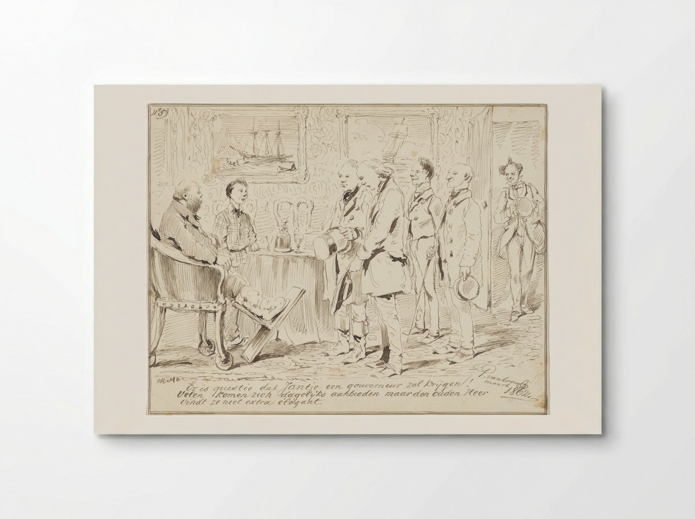 Verhaal van de jongen Jantje, nr. 5 - Pieter van Loon - Poster