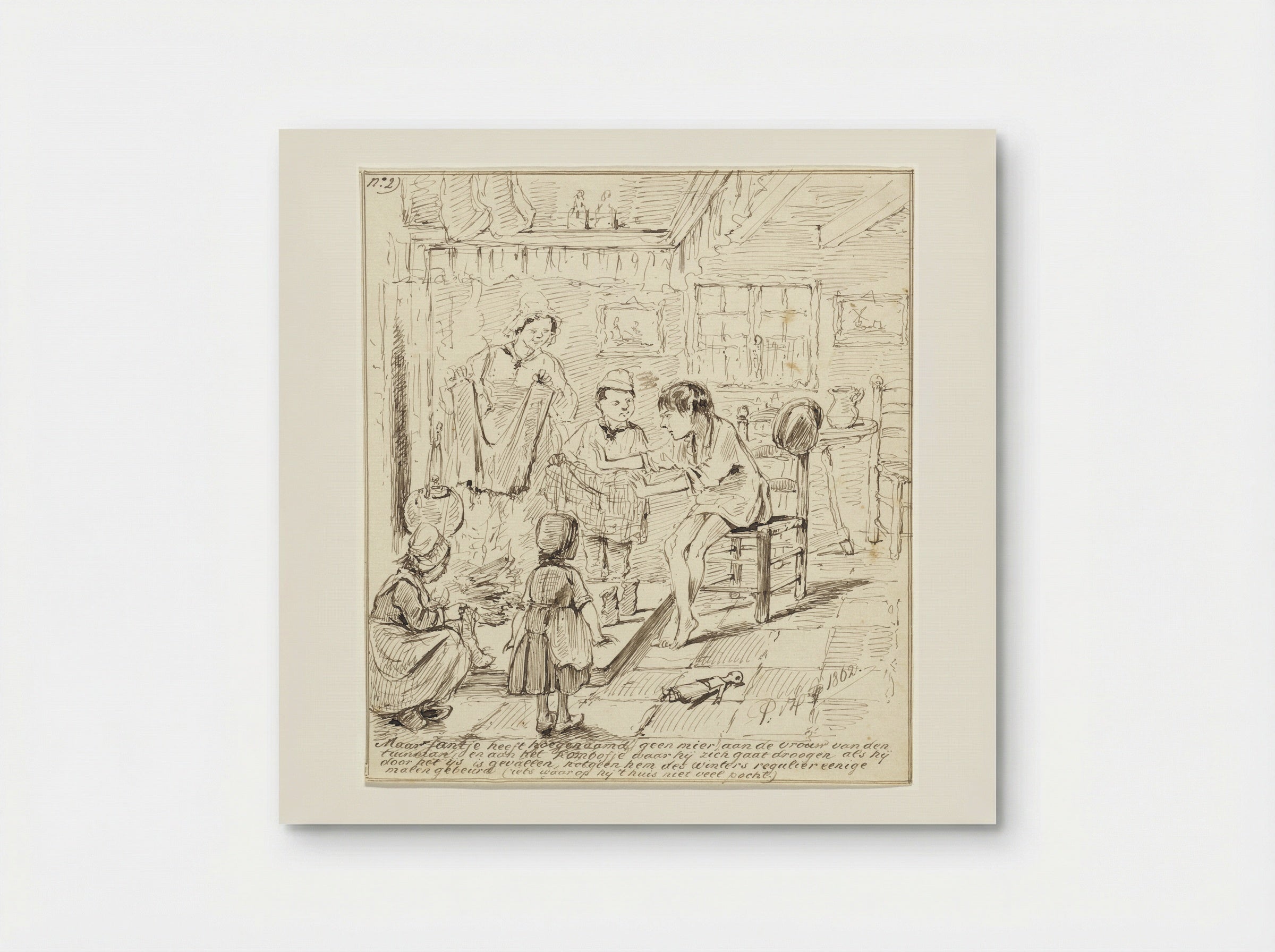 Verhaal van de jongen Jantje, nr. 2 - Pieter van Loon - Poster