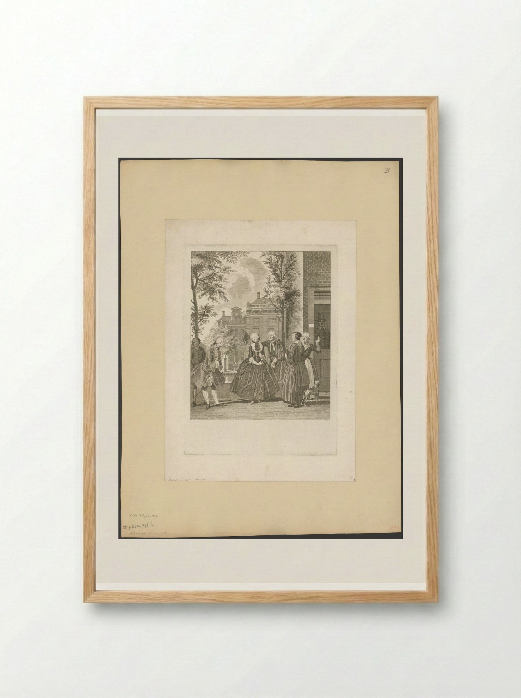 Verliefde Brechje - Pieter Tanjé - Framed Print Wood