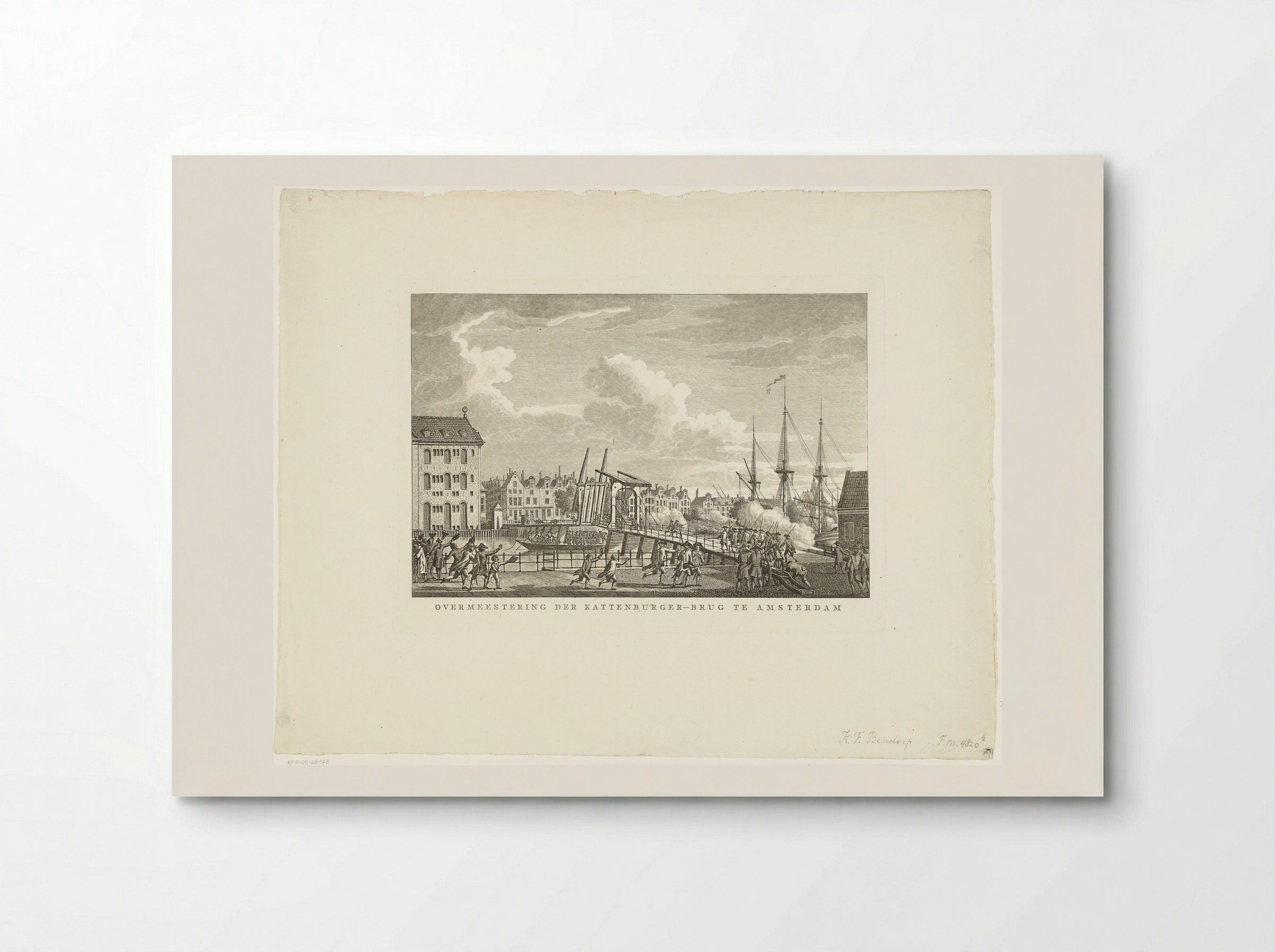 Verovering van de Kattenburgerbrug - Carel Frederik Bendorp (I) - Poster
