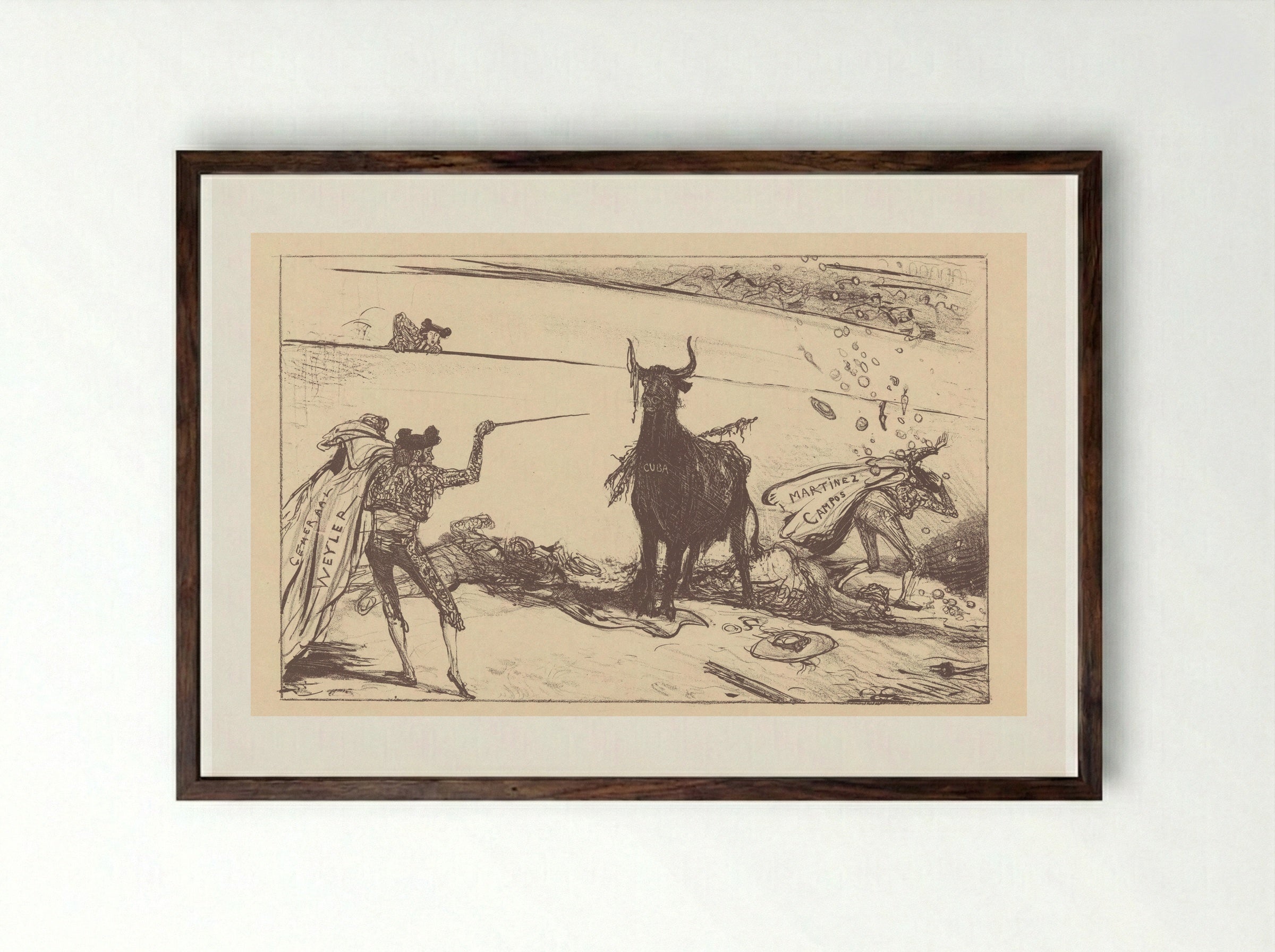 Versche krachten (Fresh Forces) - Marius Bauer - Framed Print Dark Wood