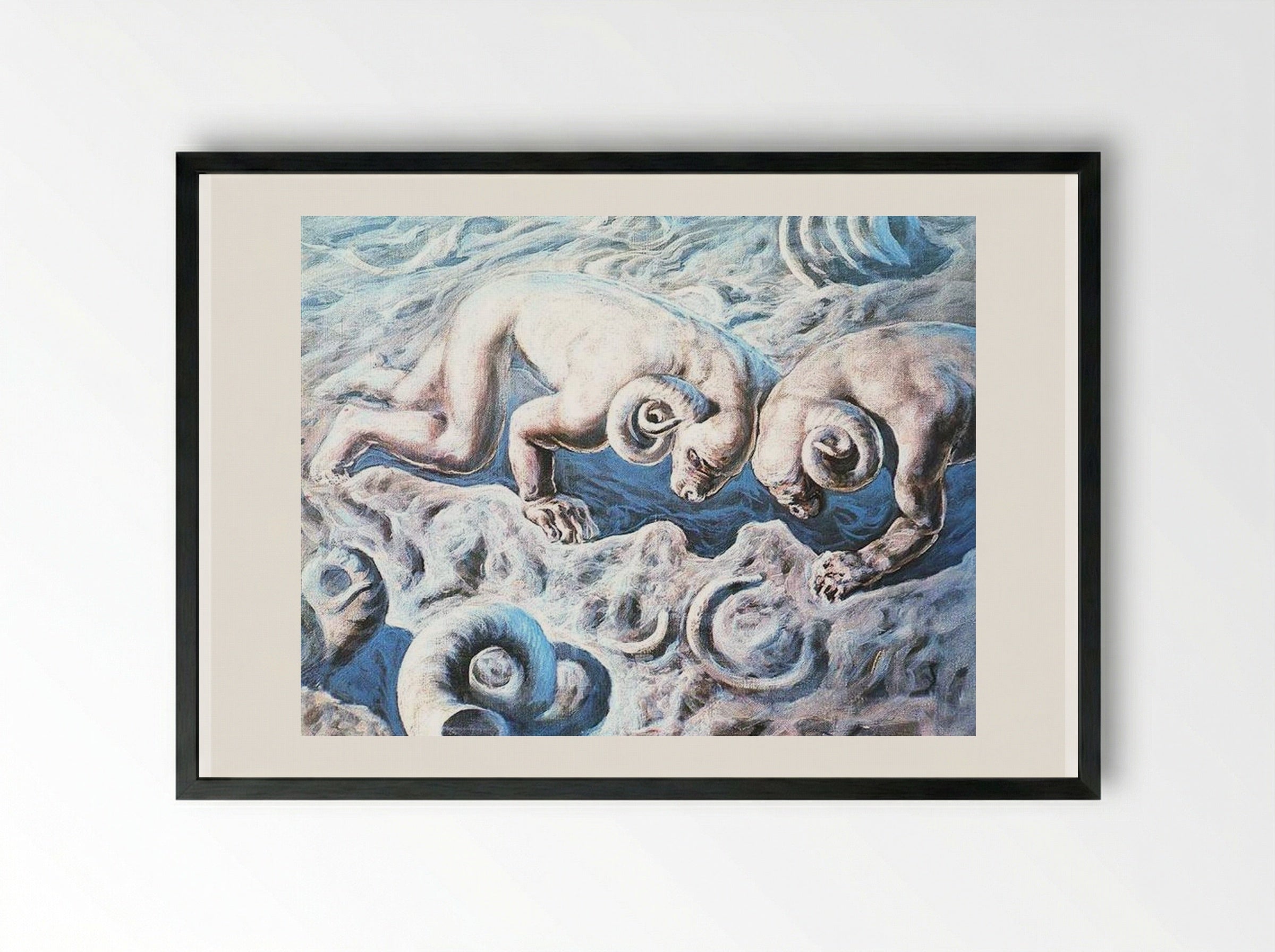 Versus - Sabin Balasa - Framed Print Black