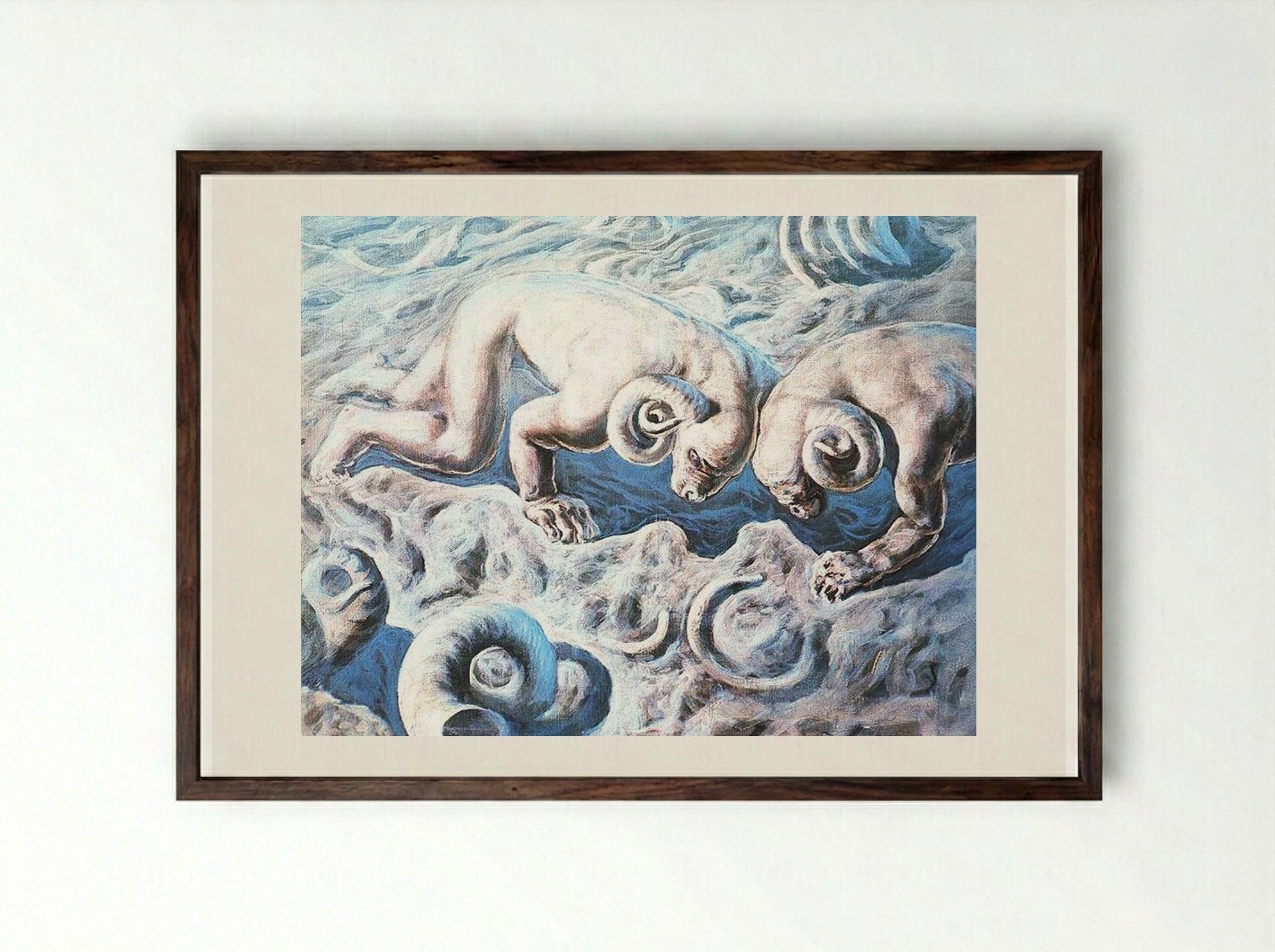 Versus - Sabin Balasa - Framed Print Dark Wood