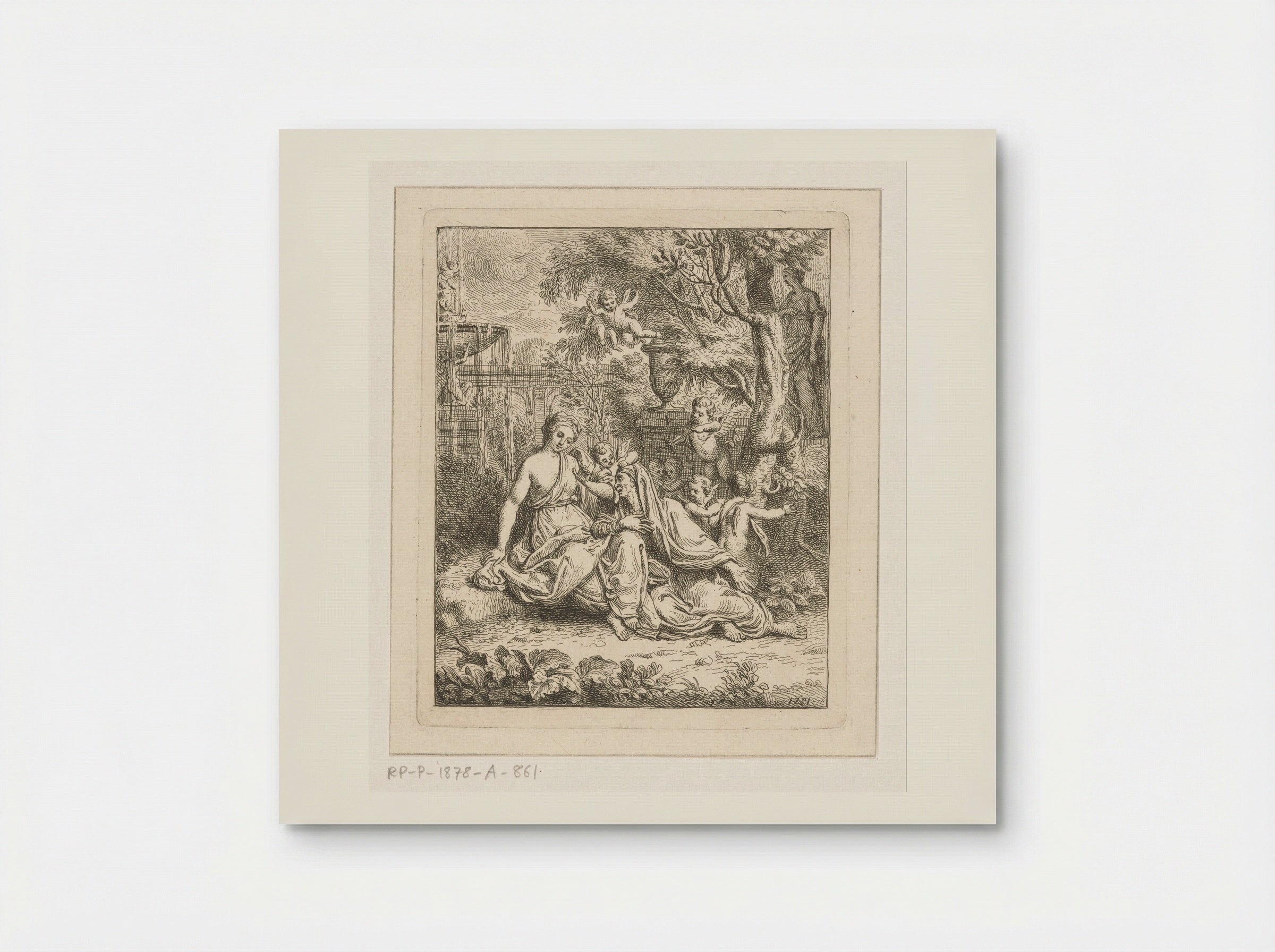 Vertumnus and Pomona - Louis Fabritius Dubourg - Poster