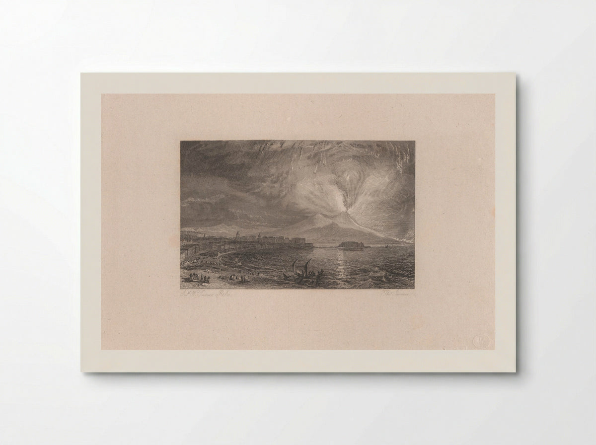 Vesuvius in Eruption - Thomas Jeavons - Poster