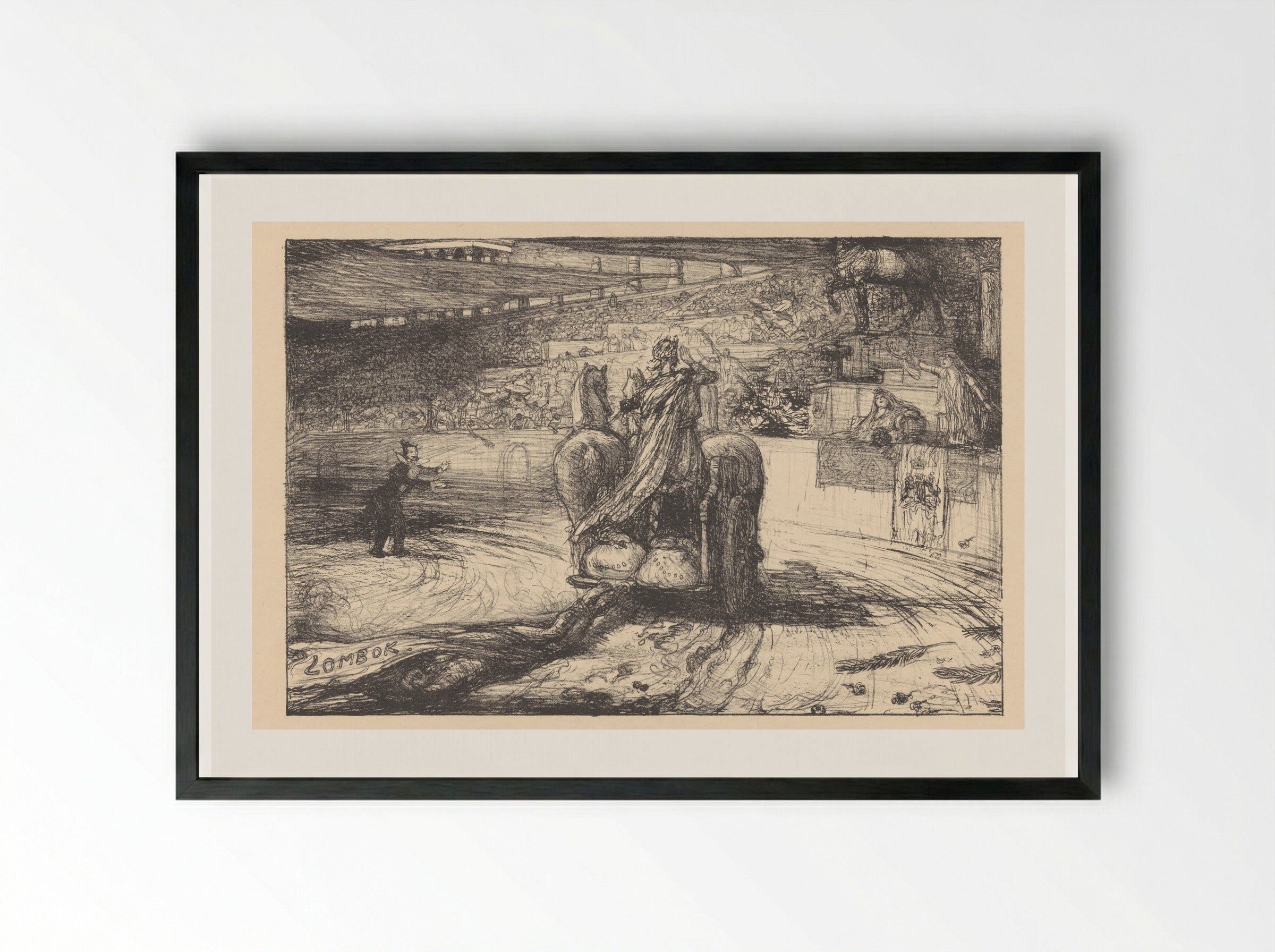 Vetter Triumphator - Marius Bauer - Framed Print Black