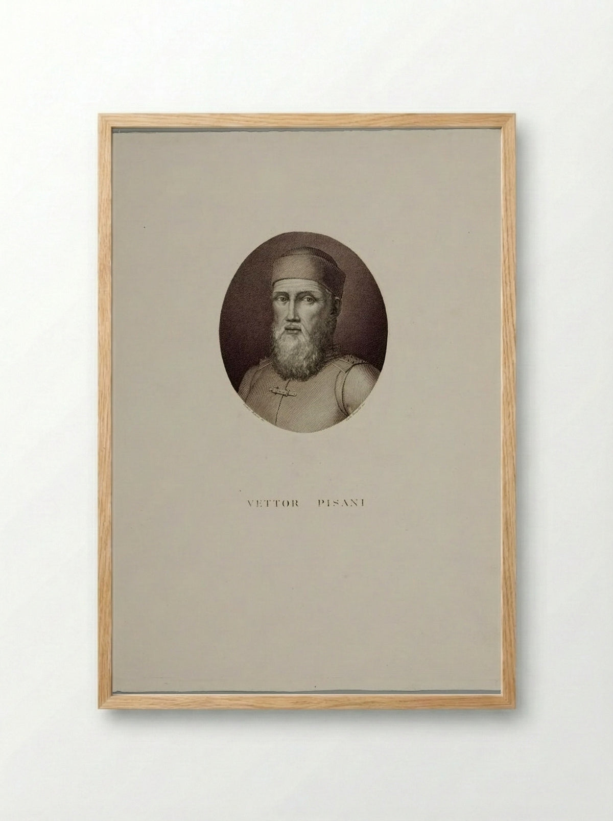 Vettor Pisani - Carlo Rampoldi - Framed Print Wood