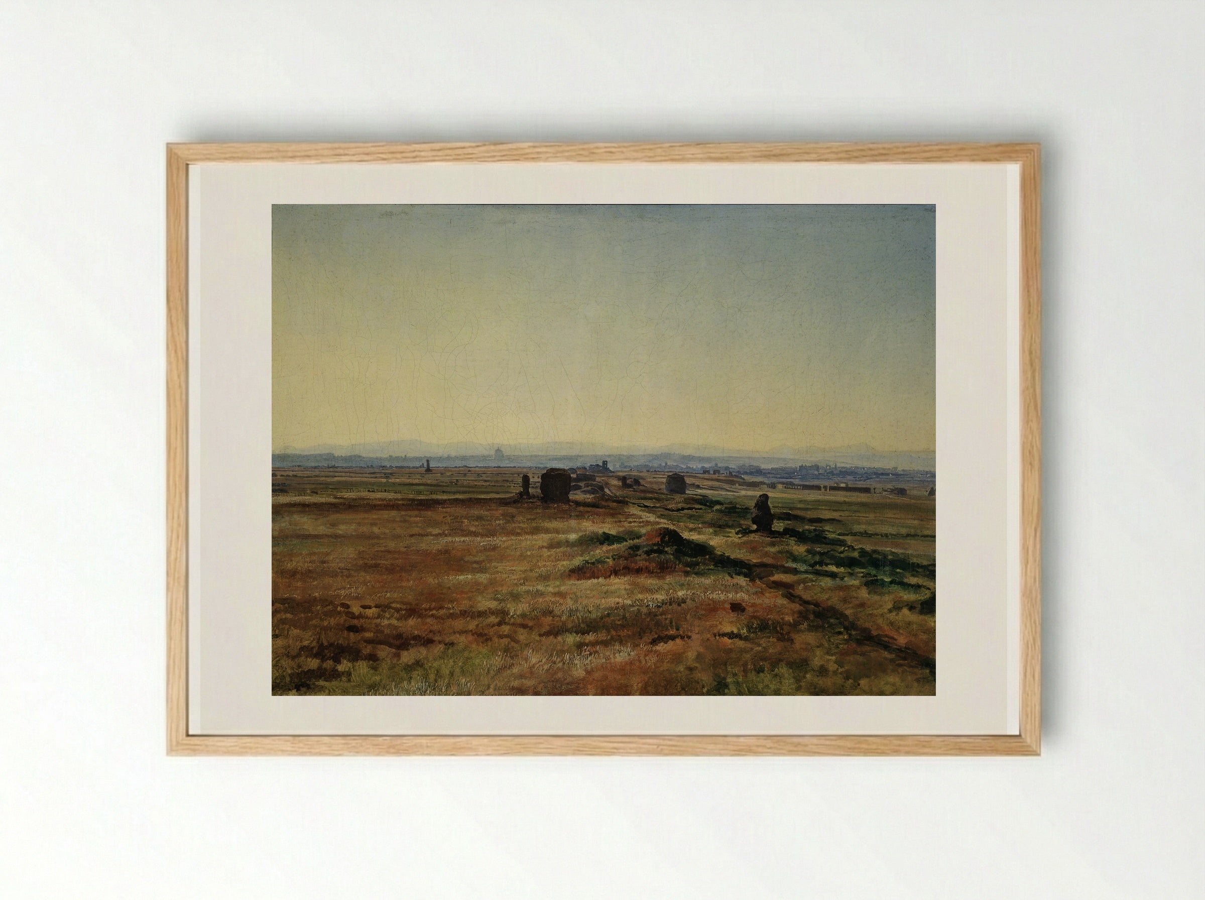 Via Appia at Sunset - Alexander Ivanov - Framed Print Wood