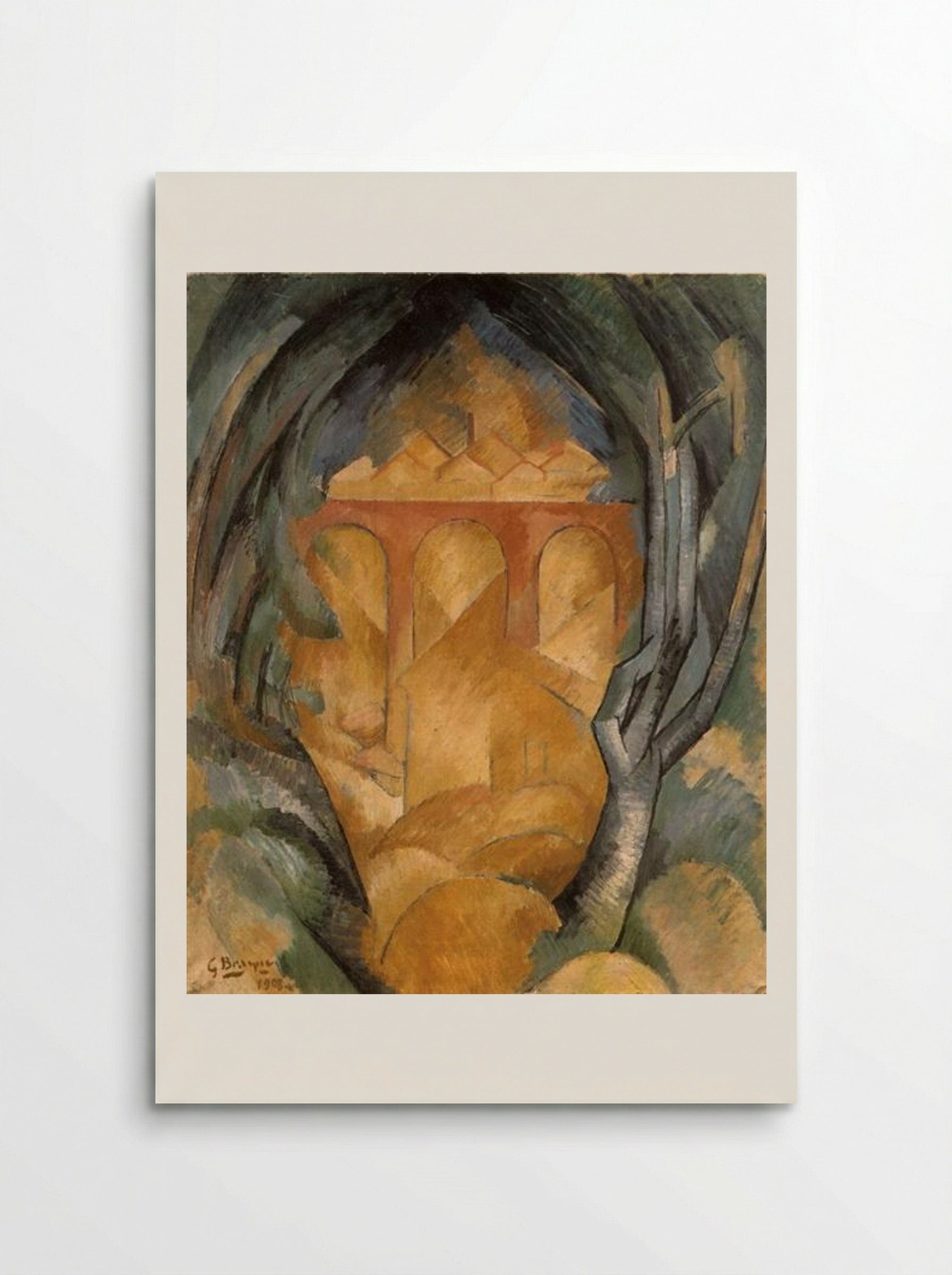 Viaduct at L'Estaque - Georges Braque - Poster