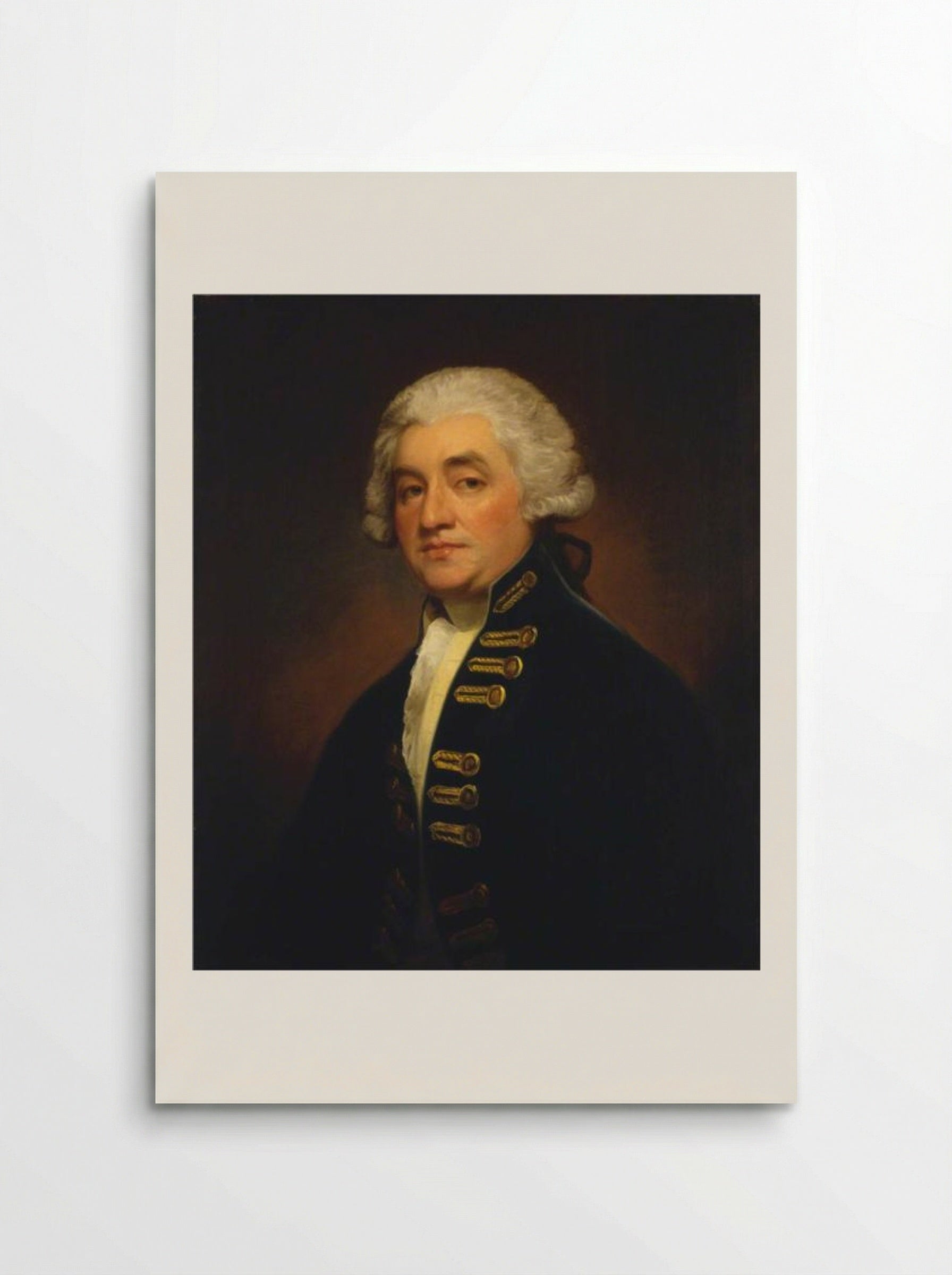 Vice-Admiral Sir Joshua Rowley - George Romney - Poster