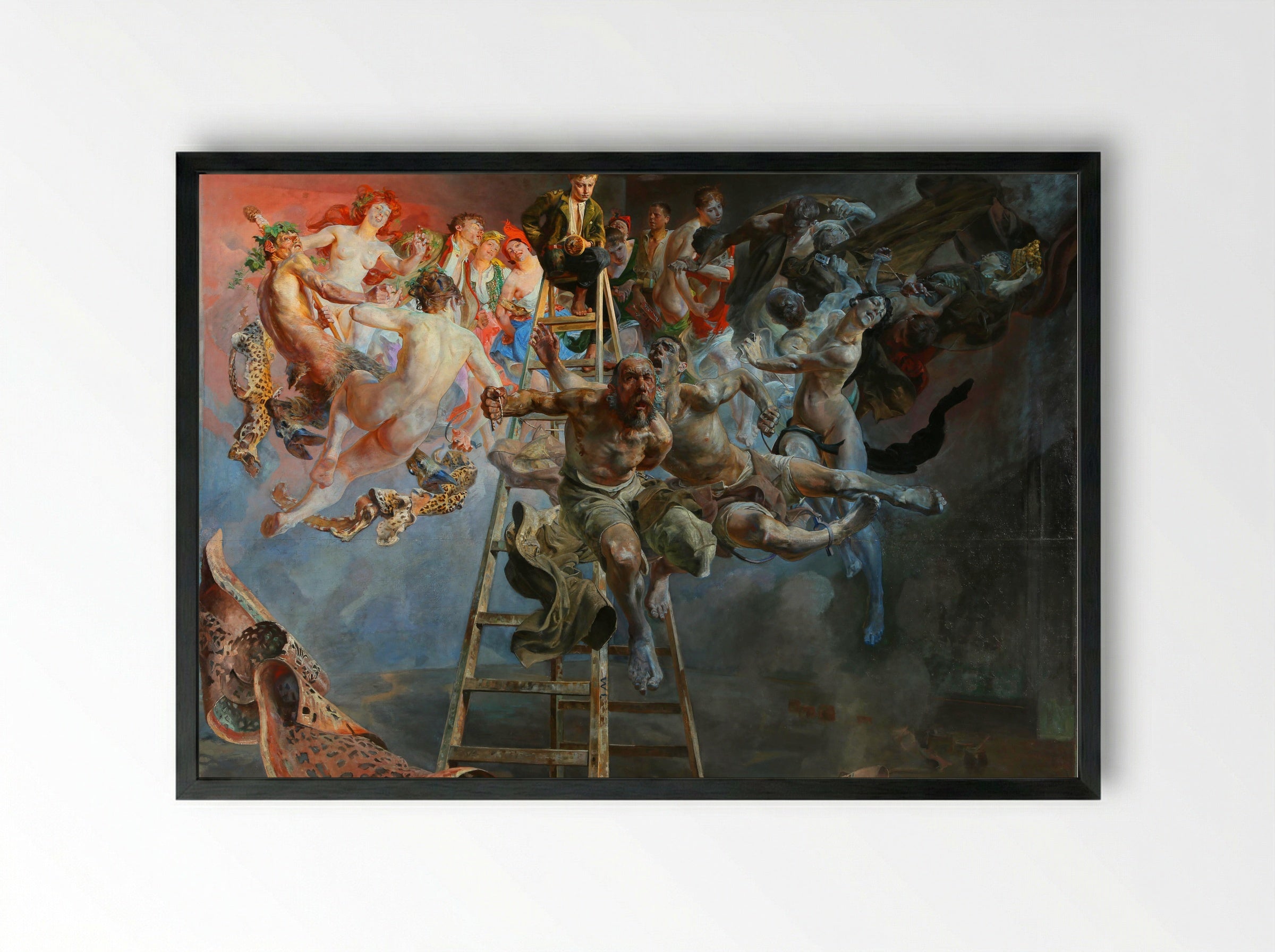 Vicious Circle - Jacek Malczewski - Framed Print Black