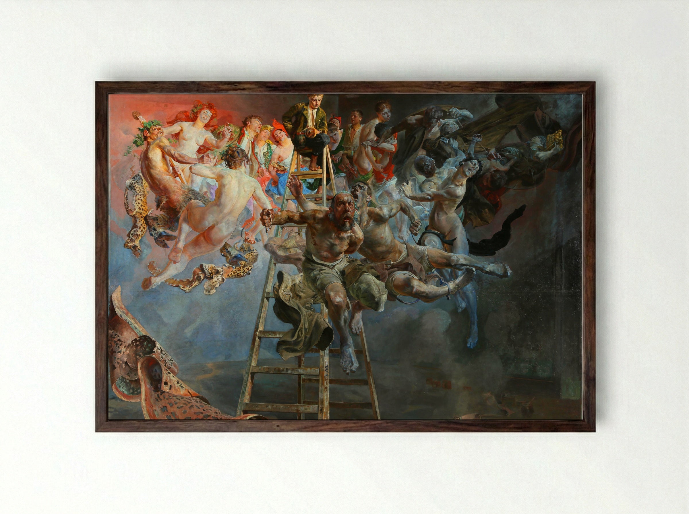 Vicious Circle - Jacek Malczewski - Framed Print Dark Wood