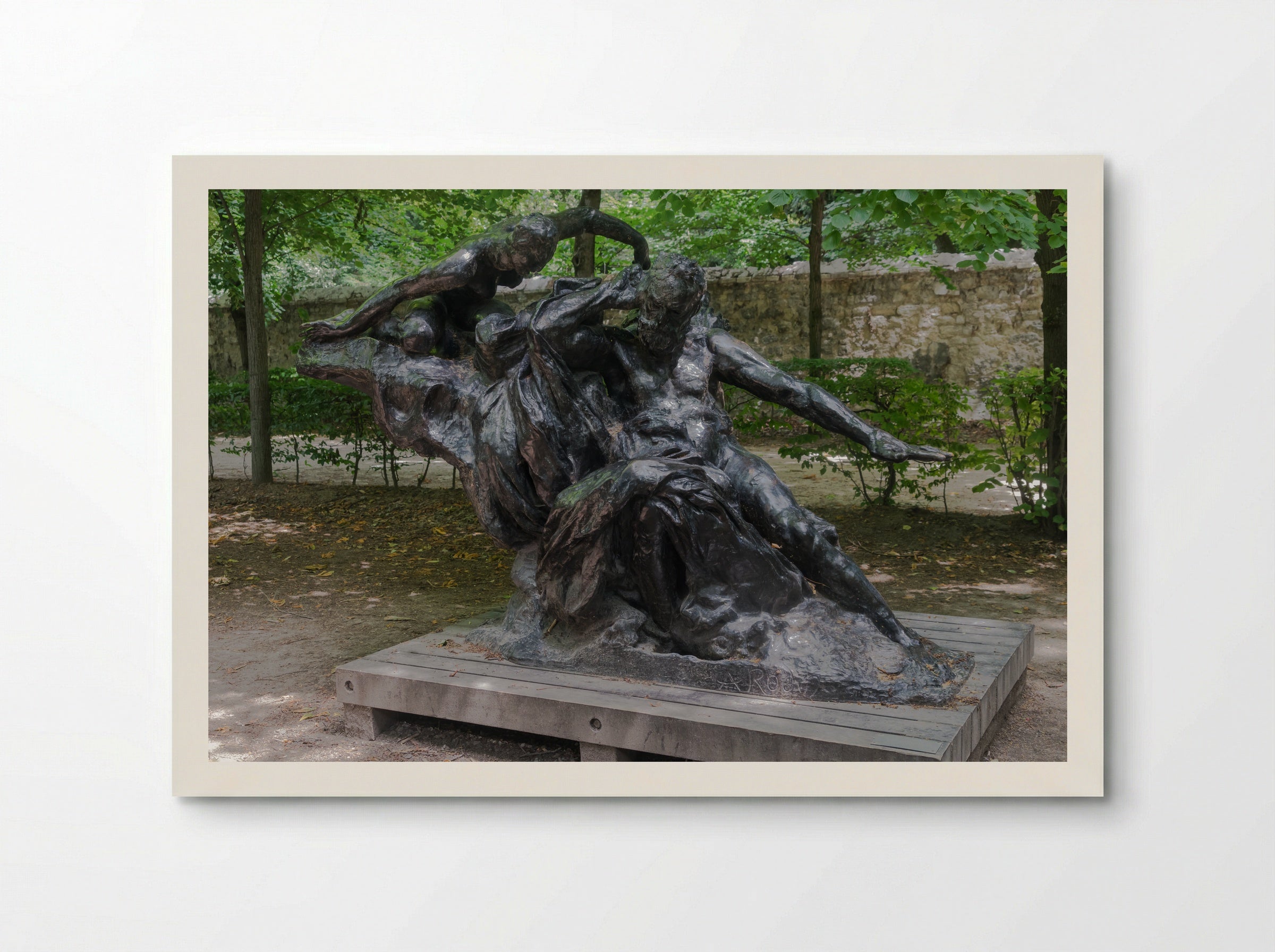 Victor Hugo and the Muses - Auguste Rodin - Poster