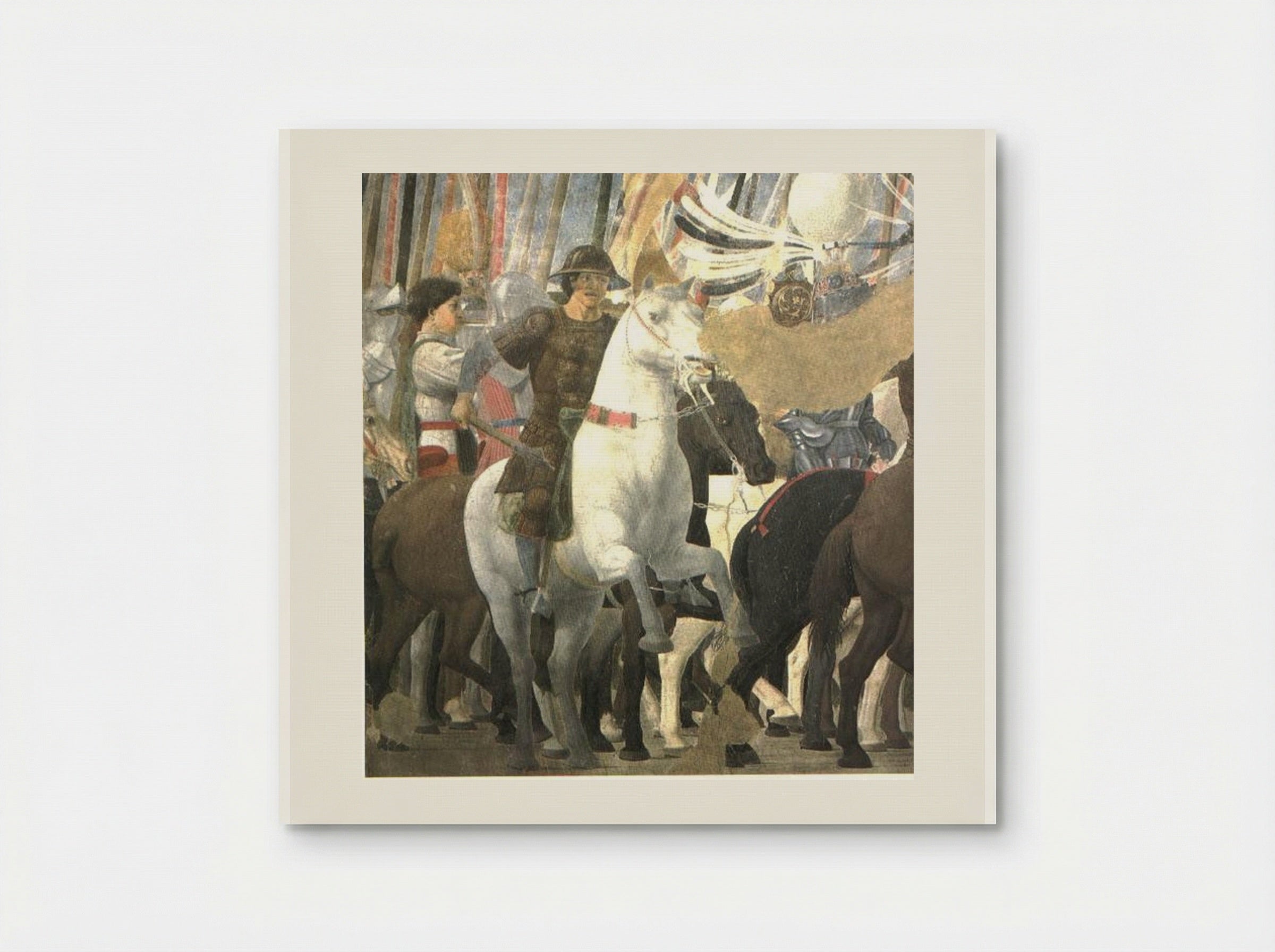 Victory of Constantine at the Battle of the Milvian Bridge - Piero della Francesca - Poster