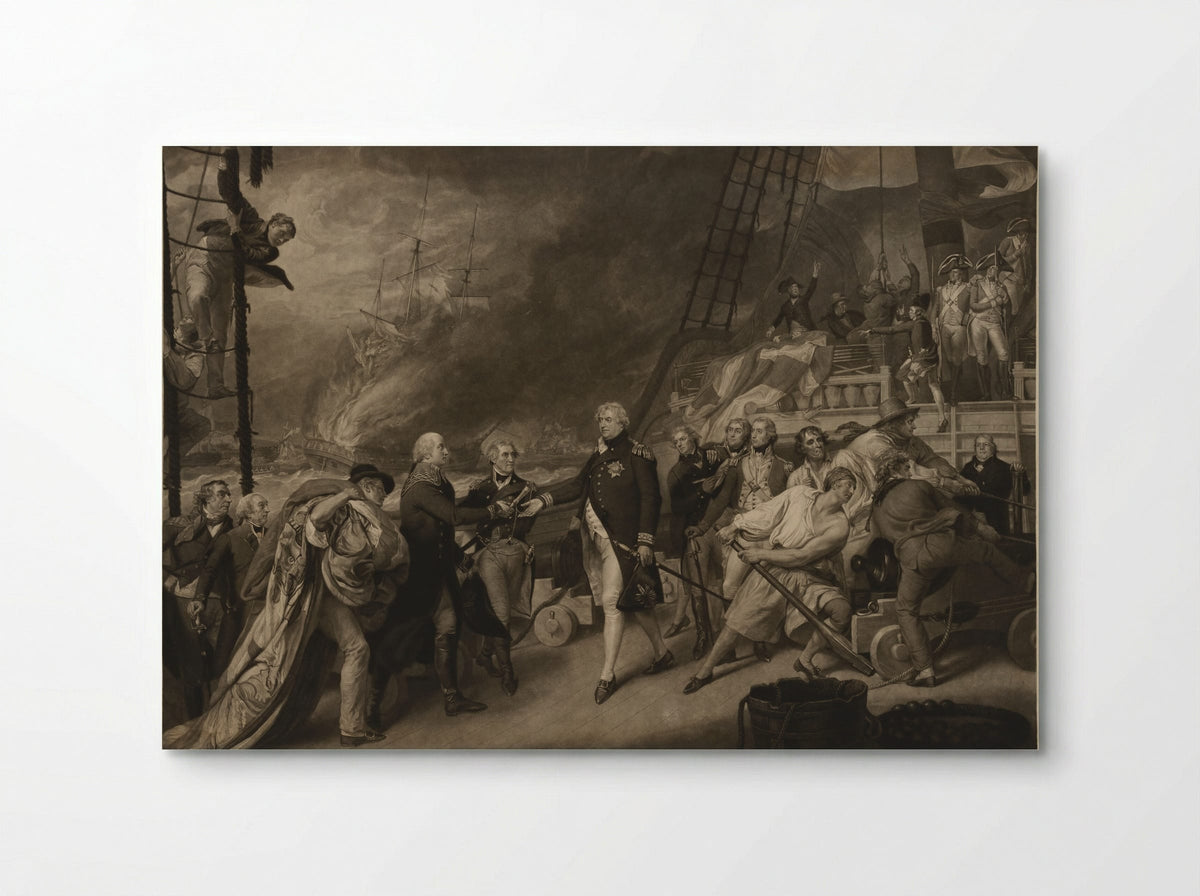 Victory of Lord Duncan - James Ward - Poster